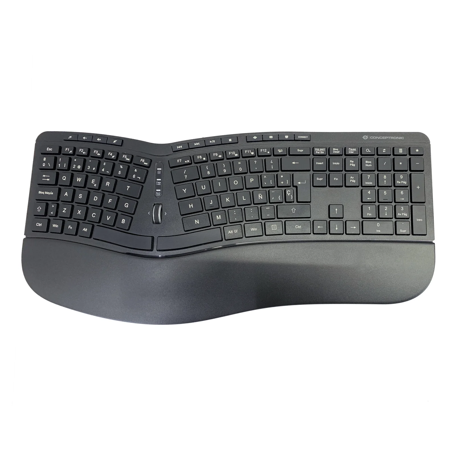 Conceptronic ORAZIO02ES clavier Souris incluse Bureau RF sans fil QWERTY Espagnole Noir
