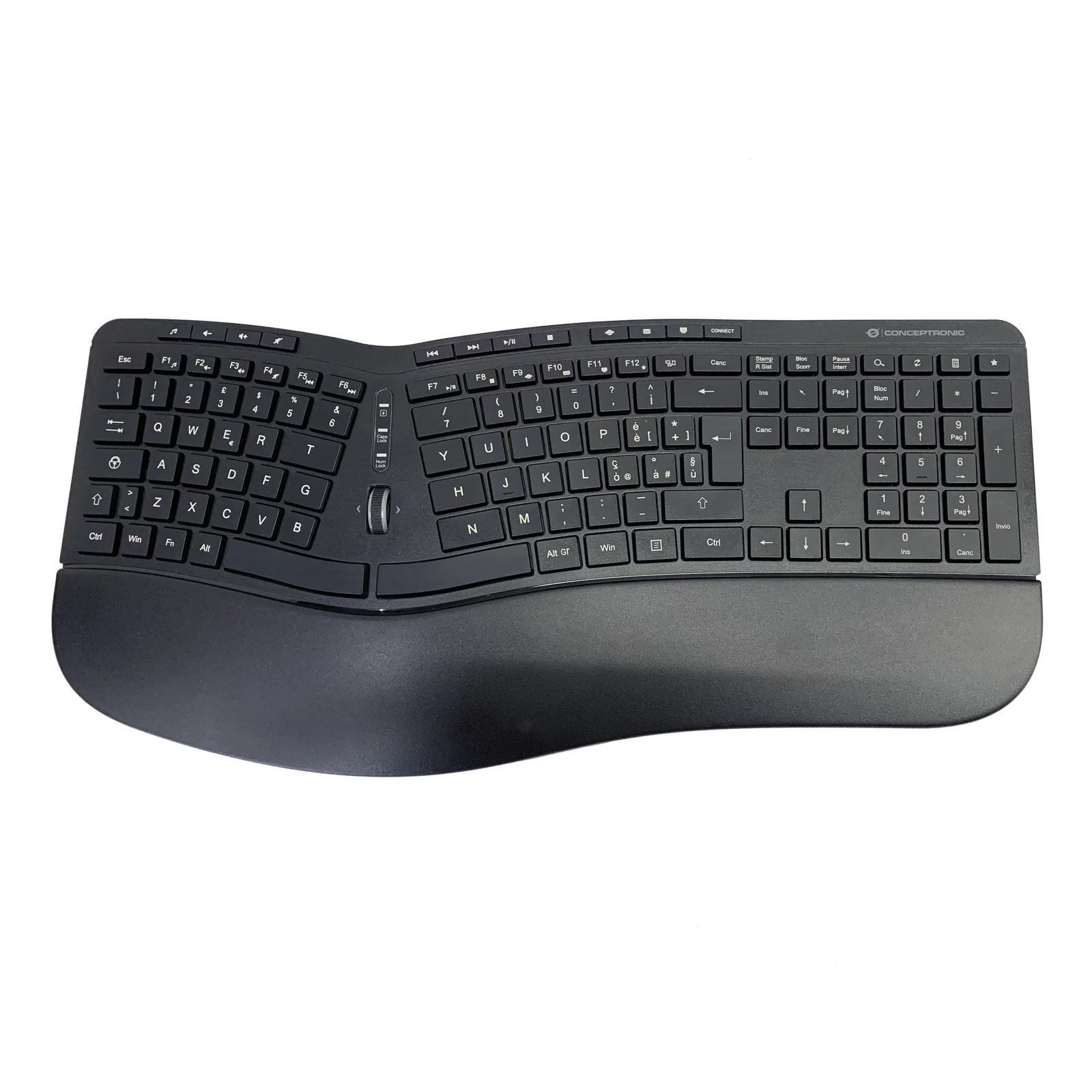Conceptronic ORAZIO02IT clavier Souris incluse Bureau RF sans fil QWERTY Italien Noir