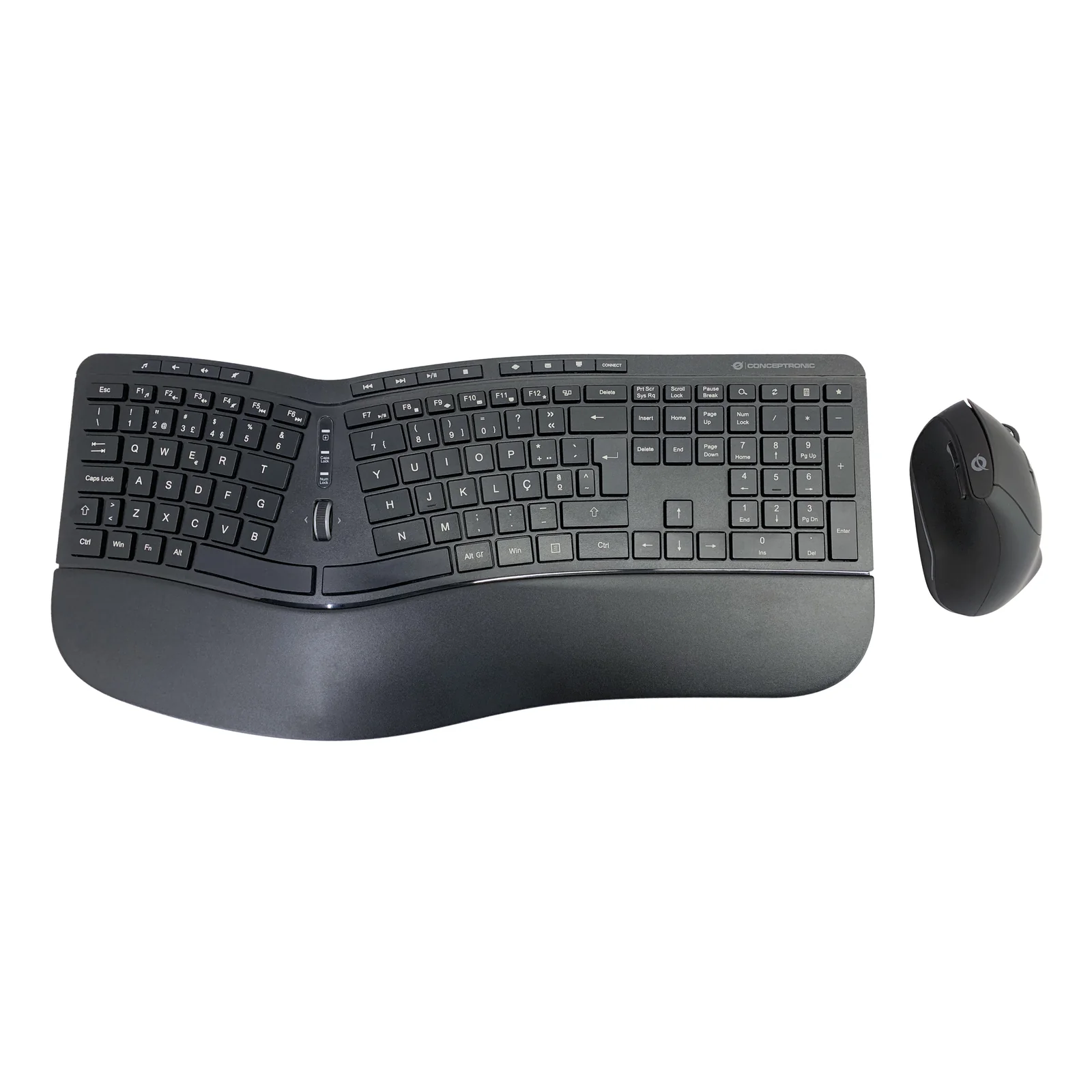 ORAZIO02PT clavier Souris incluse Bureau RF sans fil QWERTY Portuguais Noir
