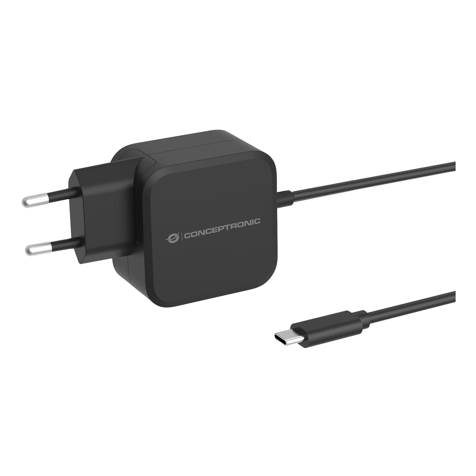 Conceptronic OZUL04BE chargeur d'appareils mobiles Universel Noir Secteur Intérieure
