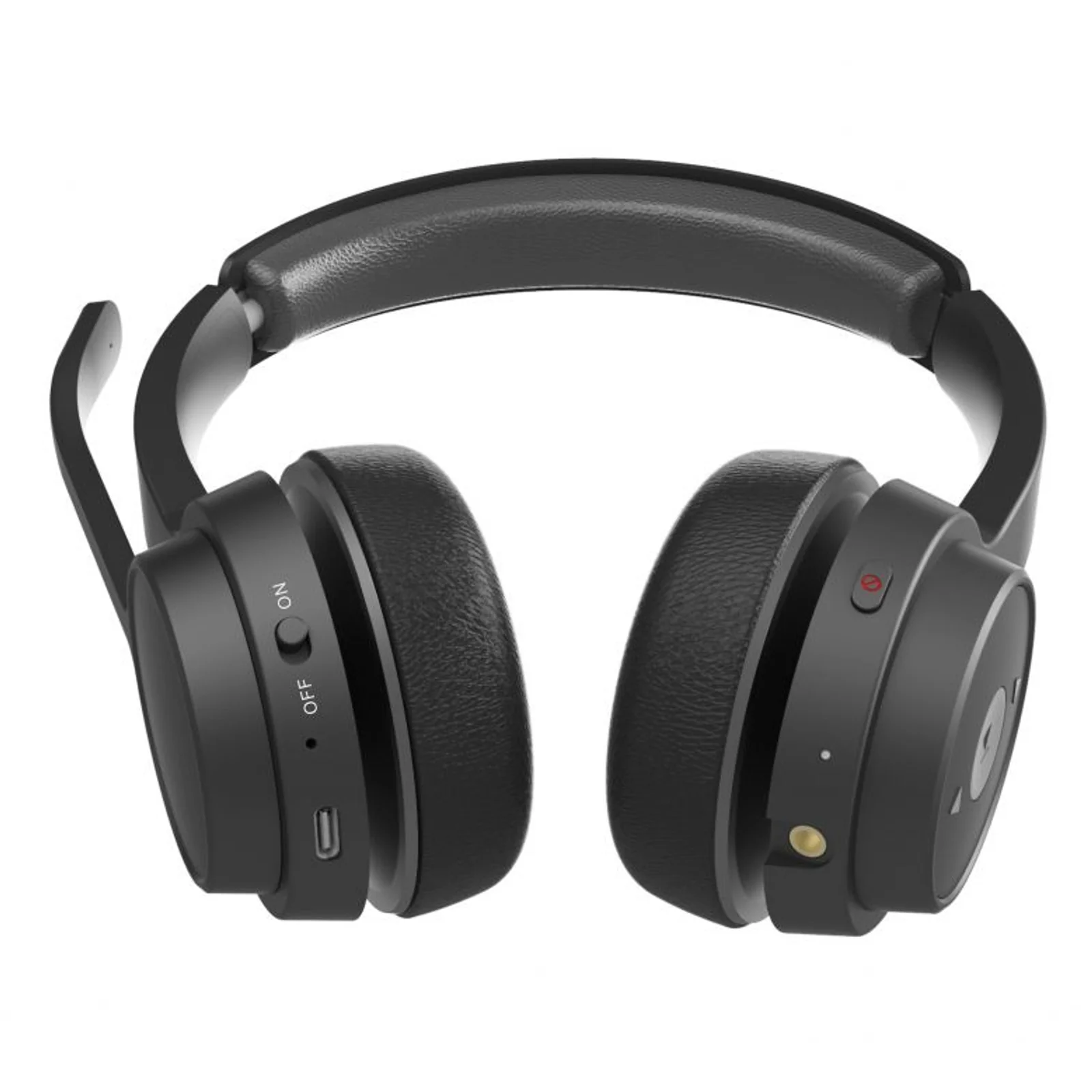 Conceptronic POLONA04B casque Avec fil &sans fil Arceau Appels/Musique USB Type-C Bluetooth Noir
