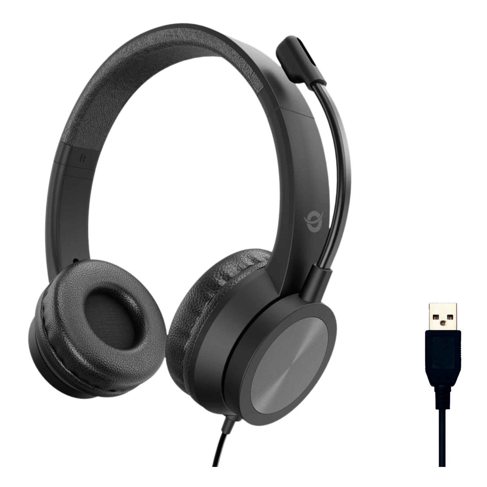 POLONA05B casque Avec fil Arceau Business/Everyday USB Type-A Noir