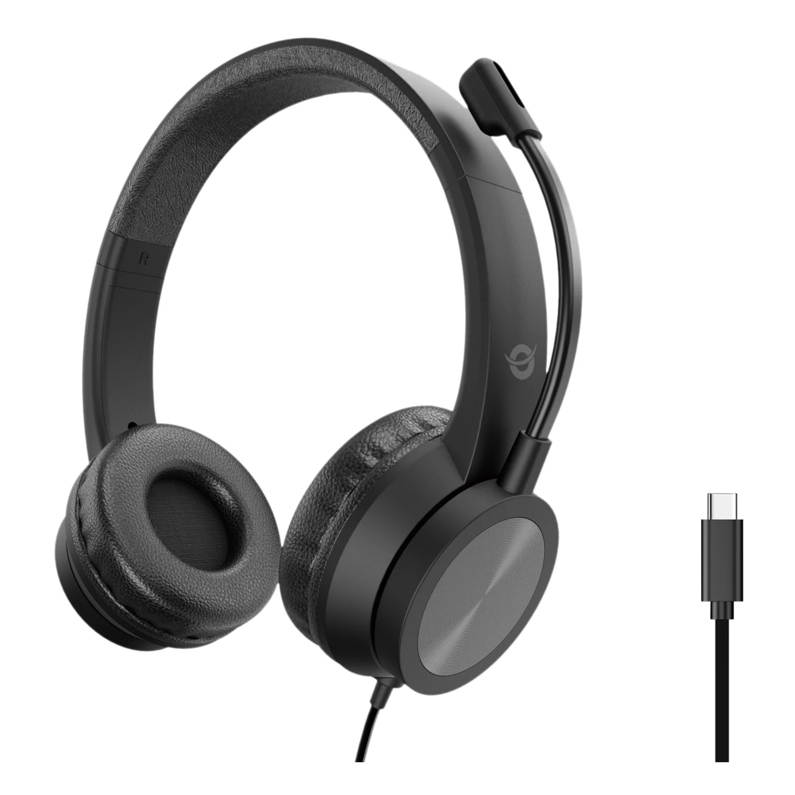 POLONA05BC casque Avec fil Arceau Bureau/Centre d'appels USB Type-C Noir