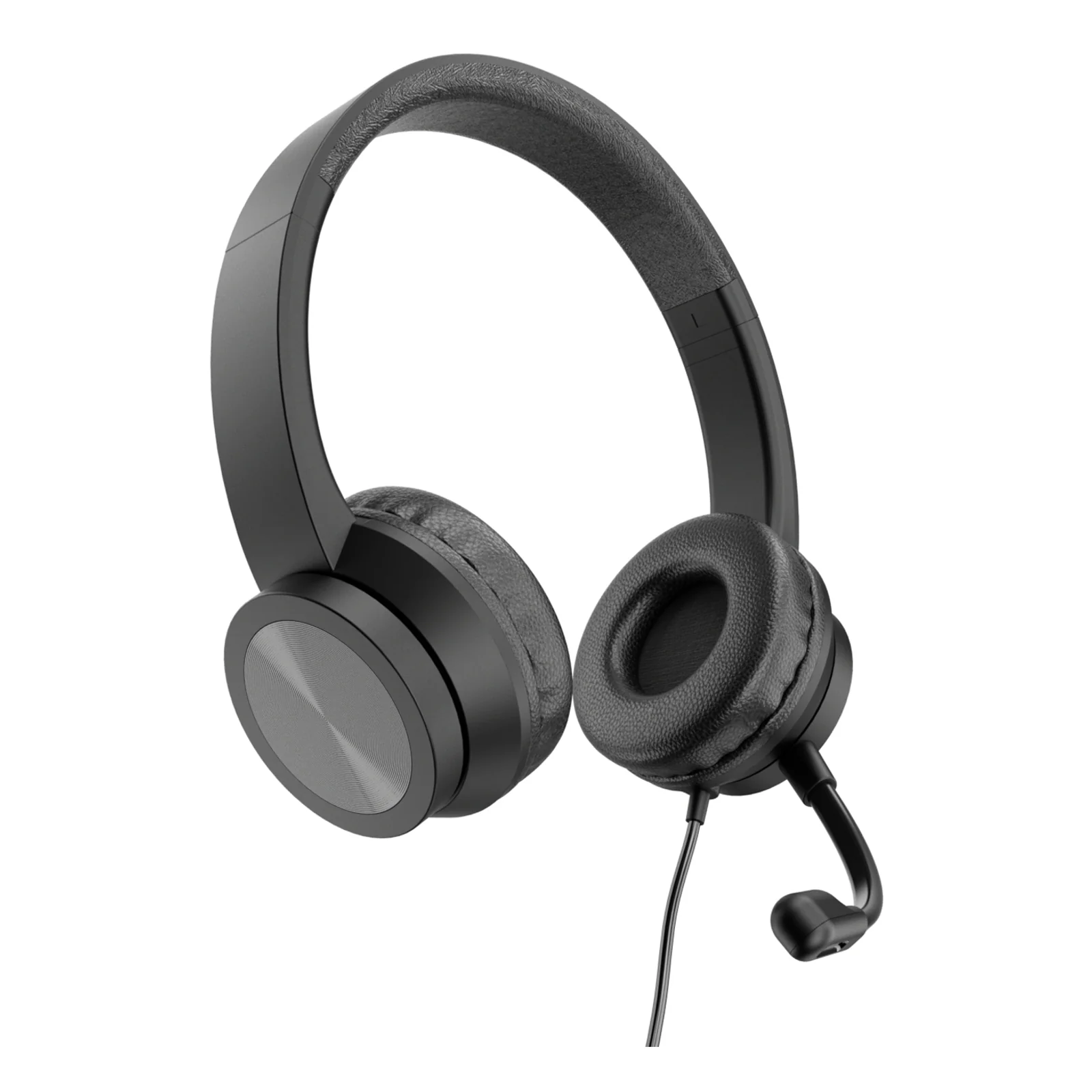 Conceptronic POLONA05BC casque Avec fil Arceau Bureau/Centre d'appels USB Type-C Noir