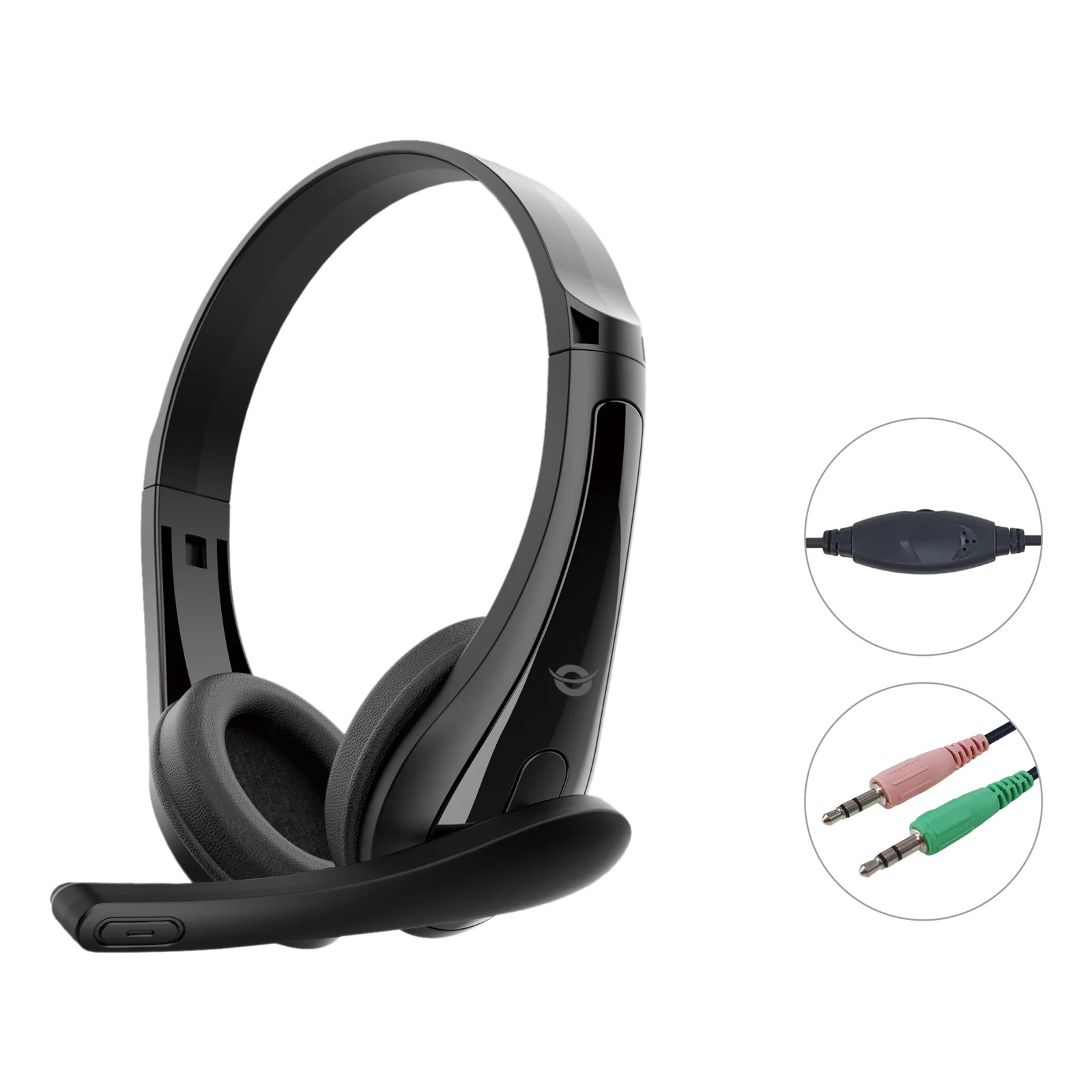 POLONA06B3T casque Avec fil Arceau Appels/Musique Noir