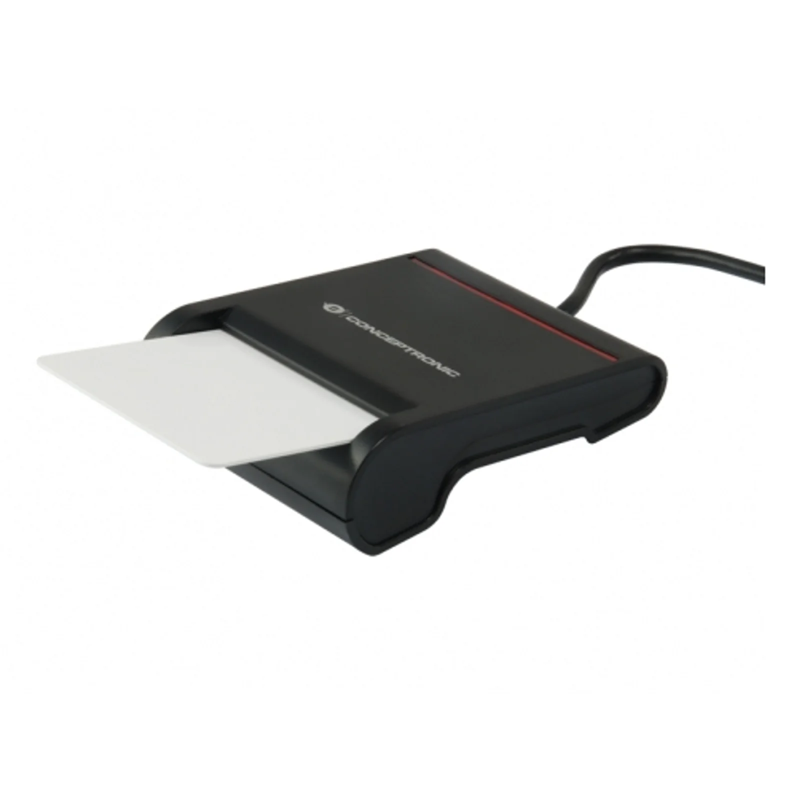 Conceptronic SCR01B lecteur de cartes à puce USB USB 2.0 Noir