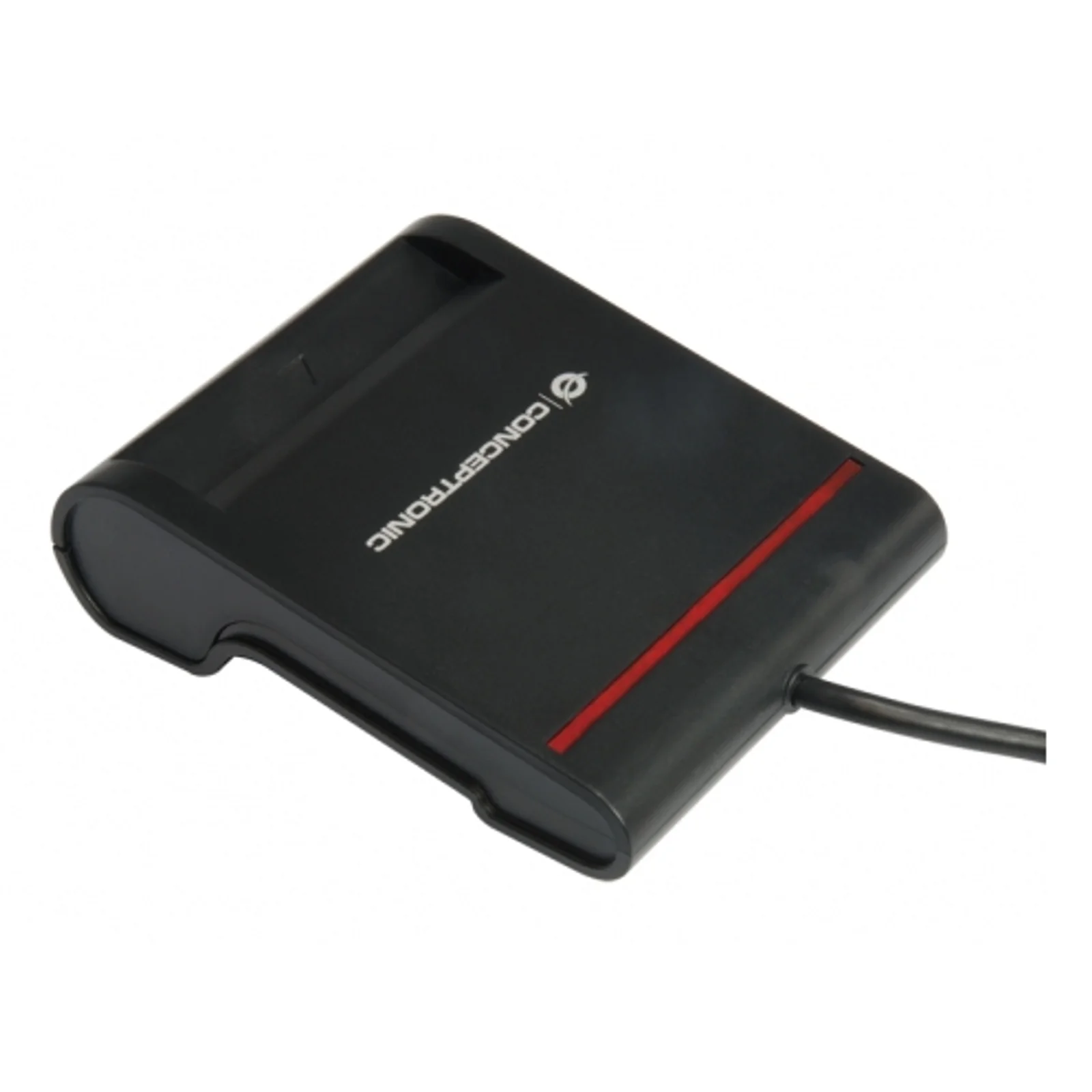 Conceptronic SCR01B lecteur de cartes à puce USB USB 2.0 Noir