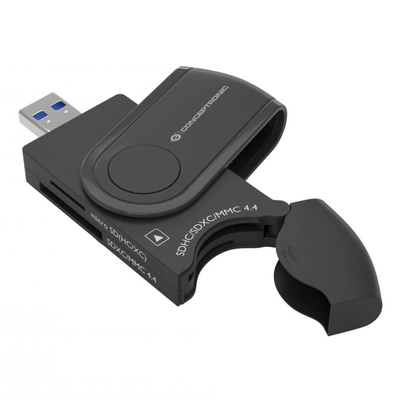 StreamVault BIAN04B lecteur de carte mémoire USB 3.2 Gen 1 (3.1 Gen 1) Type-A Noir