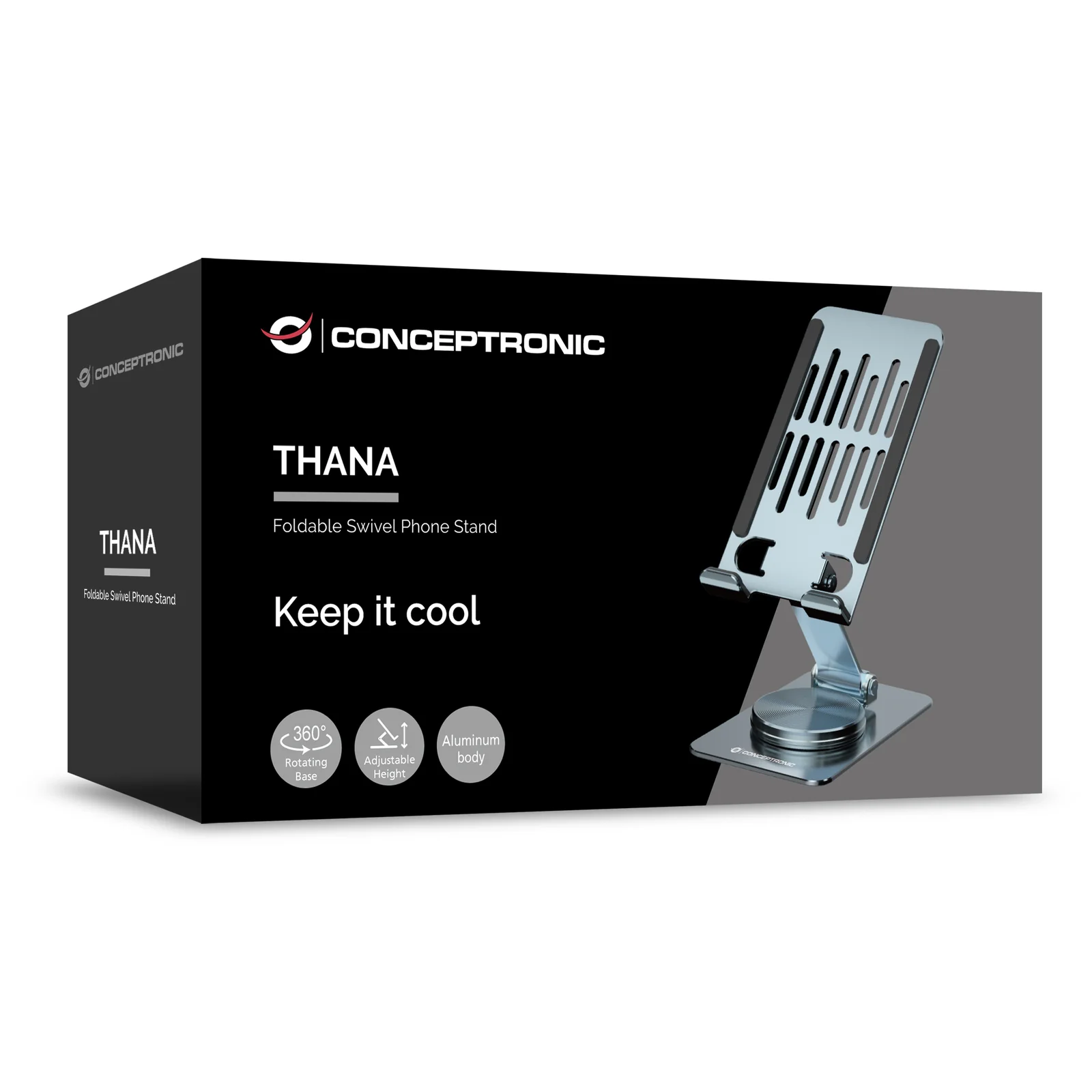 Conceptronic THANA08G support Support passif Mobile/smartphone Argent