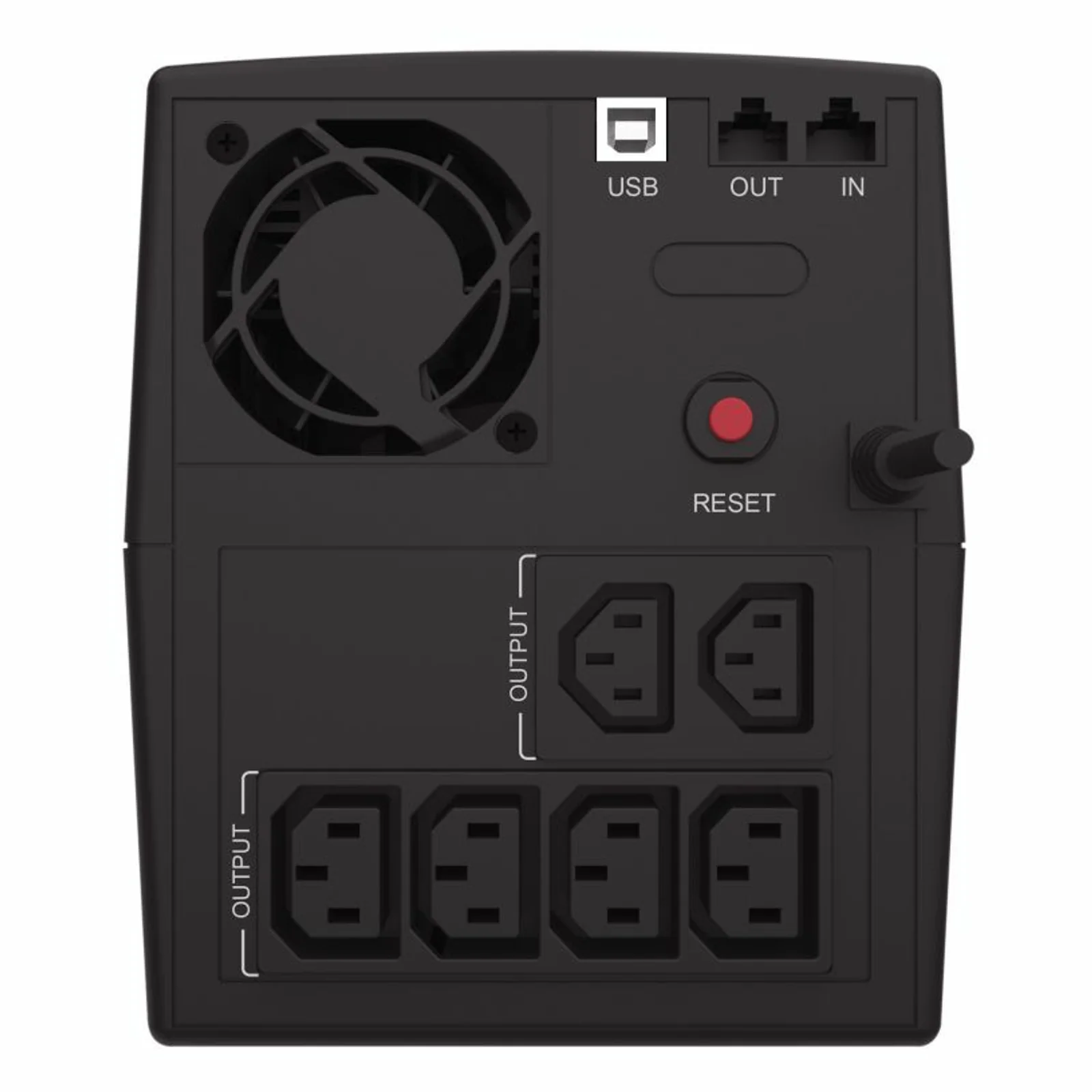 Conceptronic ZEUS08E alimentation d'énergie non interruptible Interactivité de ligne 1,5 kVA 900 W 6 sortie(s) CA