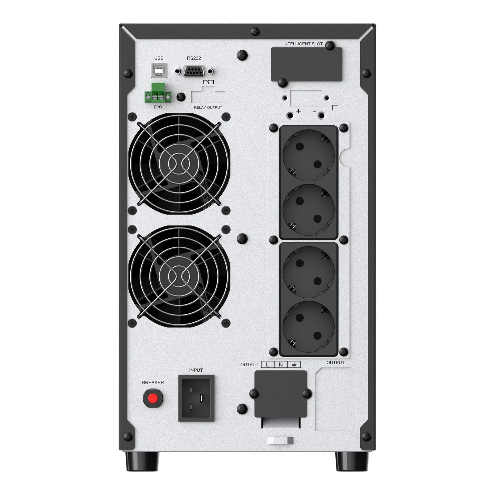 Conceptronic ZEUS52ES3K alimentation d'énergie non interruptible Double-conversion (en ligne) 3 kVA 2700 W 4 sortie(s) CA