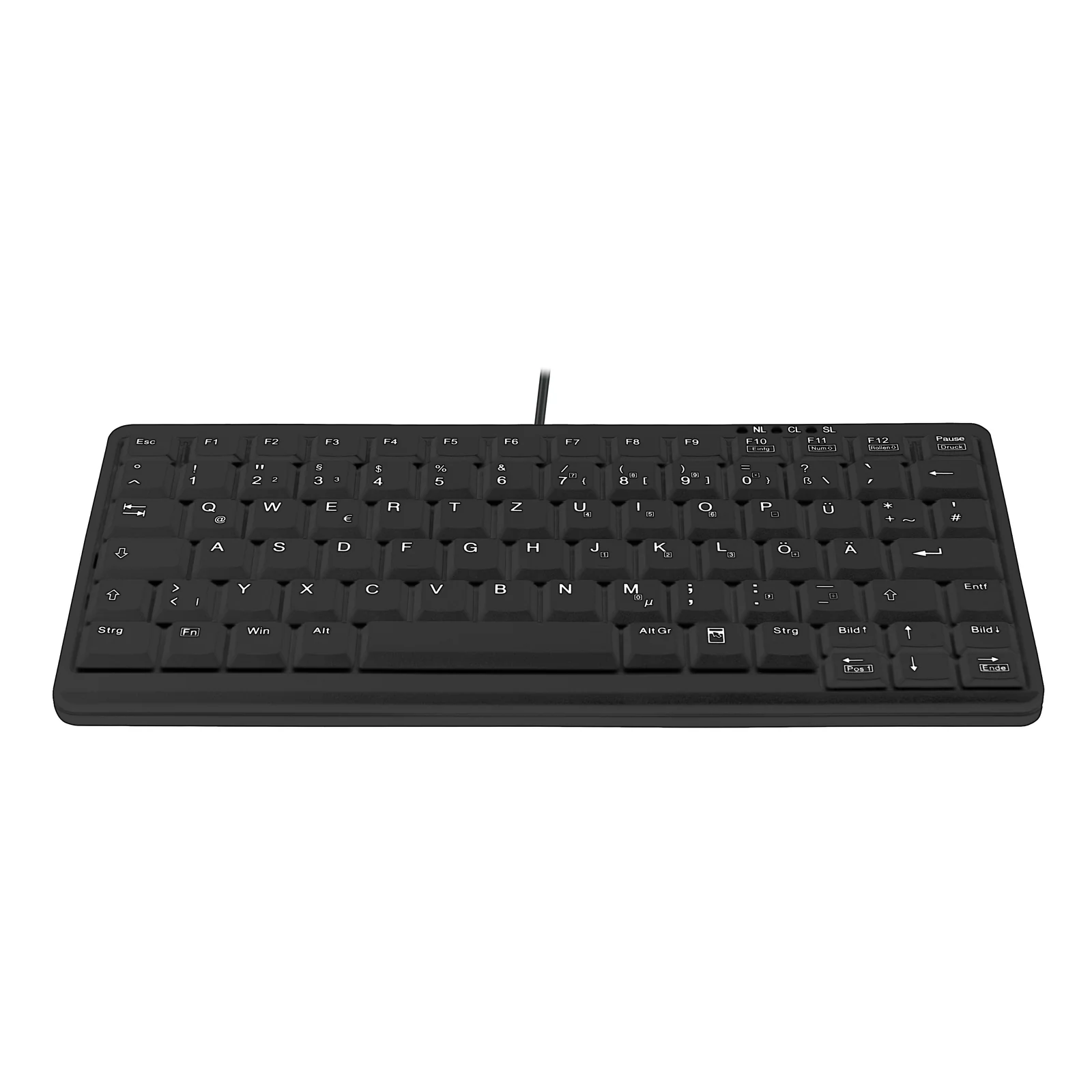 Contour Design Active Key AK-4100-U clavier Industriel USB Allemand Noir
