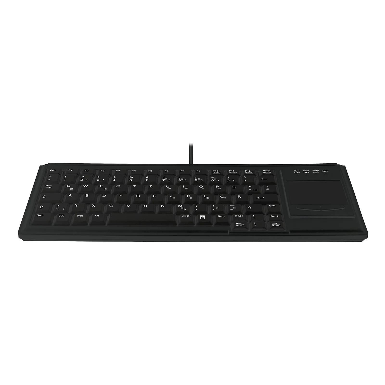 Contour Design Active Key AK-4400-GU clavier Industriel USB QWERTZ Allemand Noir