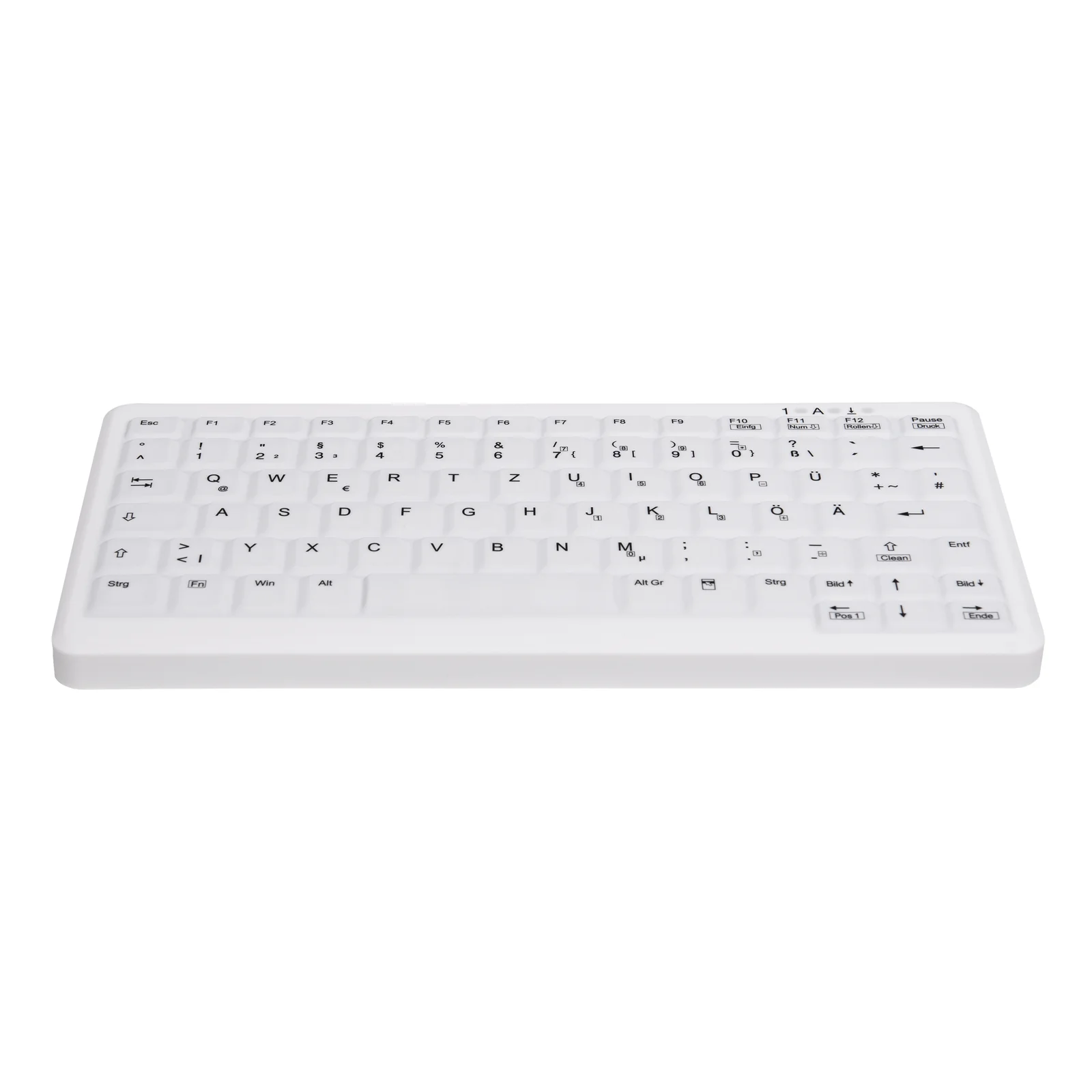 Contour Design Active Key AK-C4110 clavier Médical RF sans fil QWERTZ Allemand Blanc