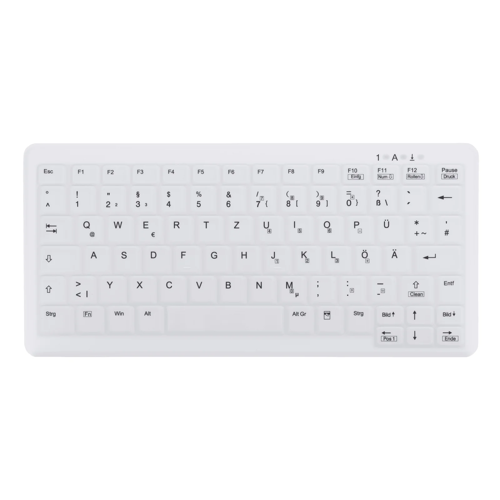 Design Active Key AK-C4110 clavier Médical USB QWERTZ Allemand Blanc