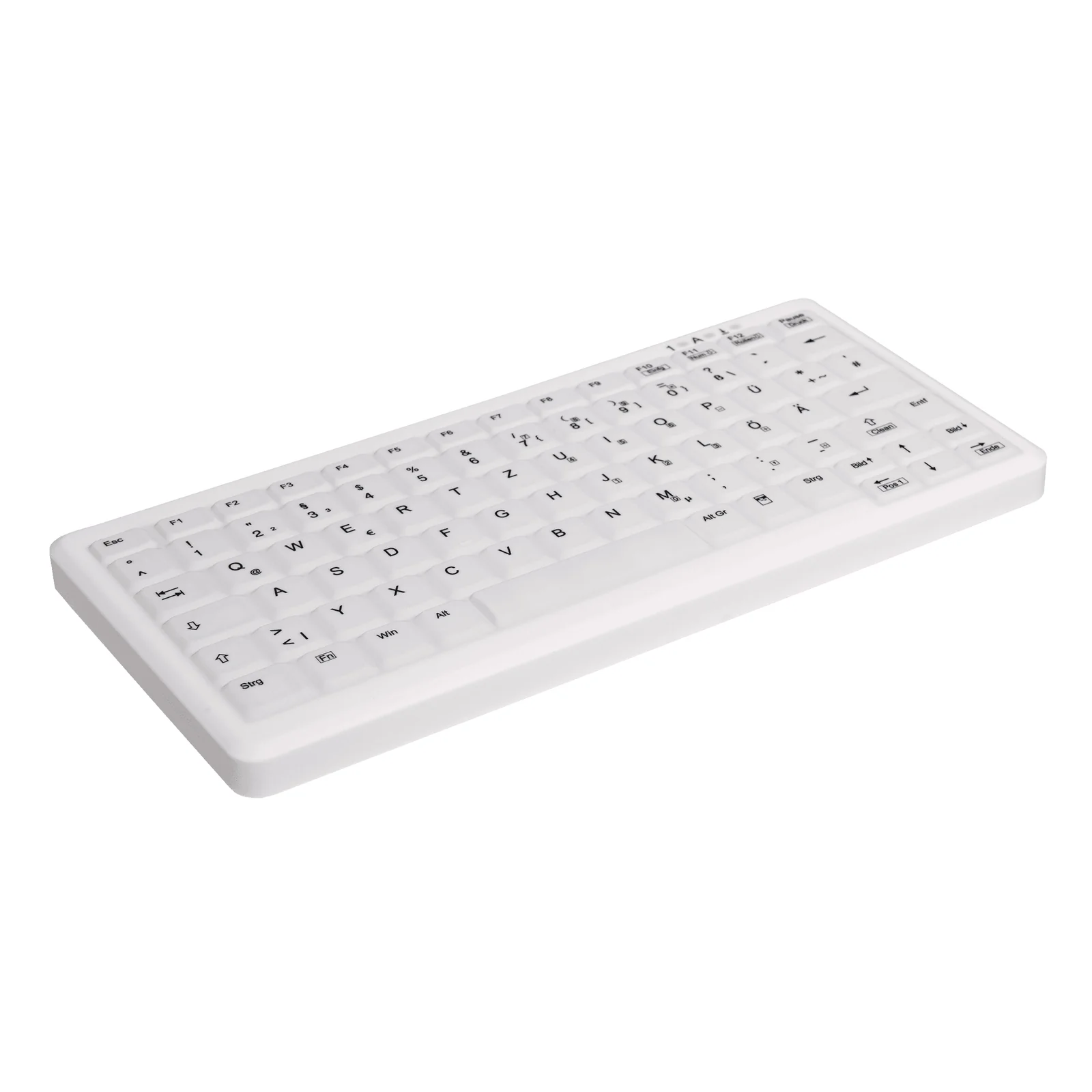 Contour Design Active Key AK-C4110 clavier Médical USB QWERTZ Allemand Blanc