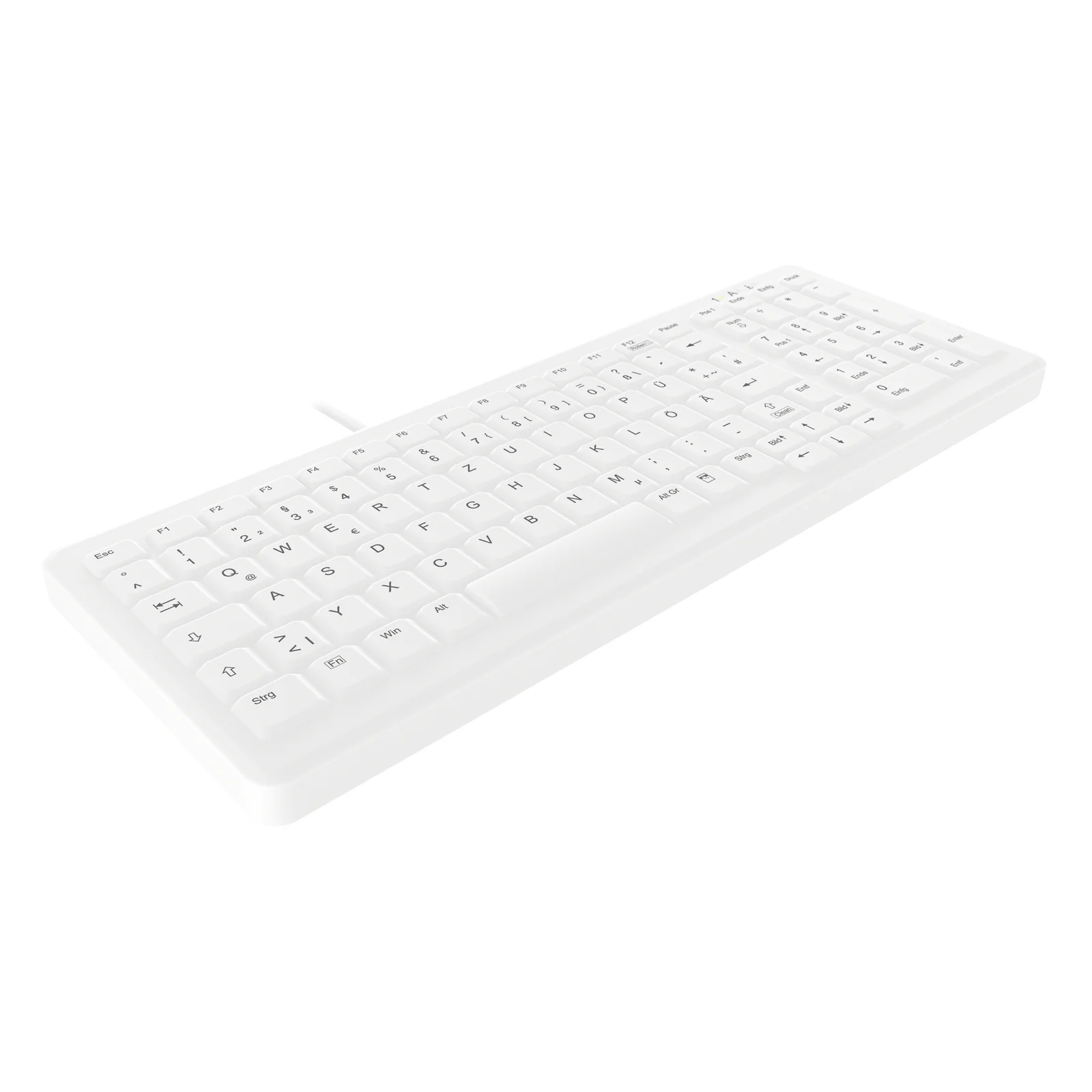 Contour Design Active Key AK-C7000 clavier Médical USB QWERTZ Allemand Blanc