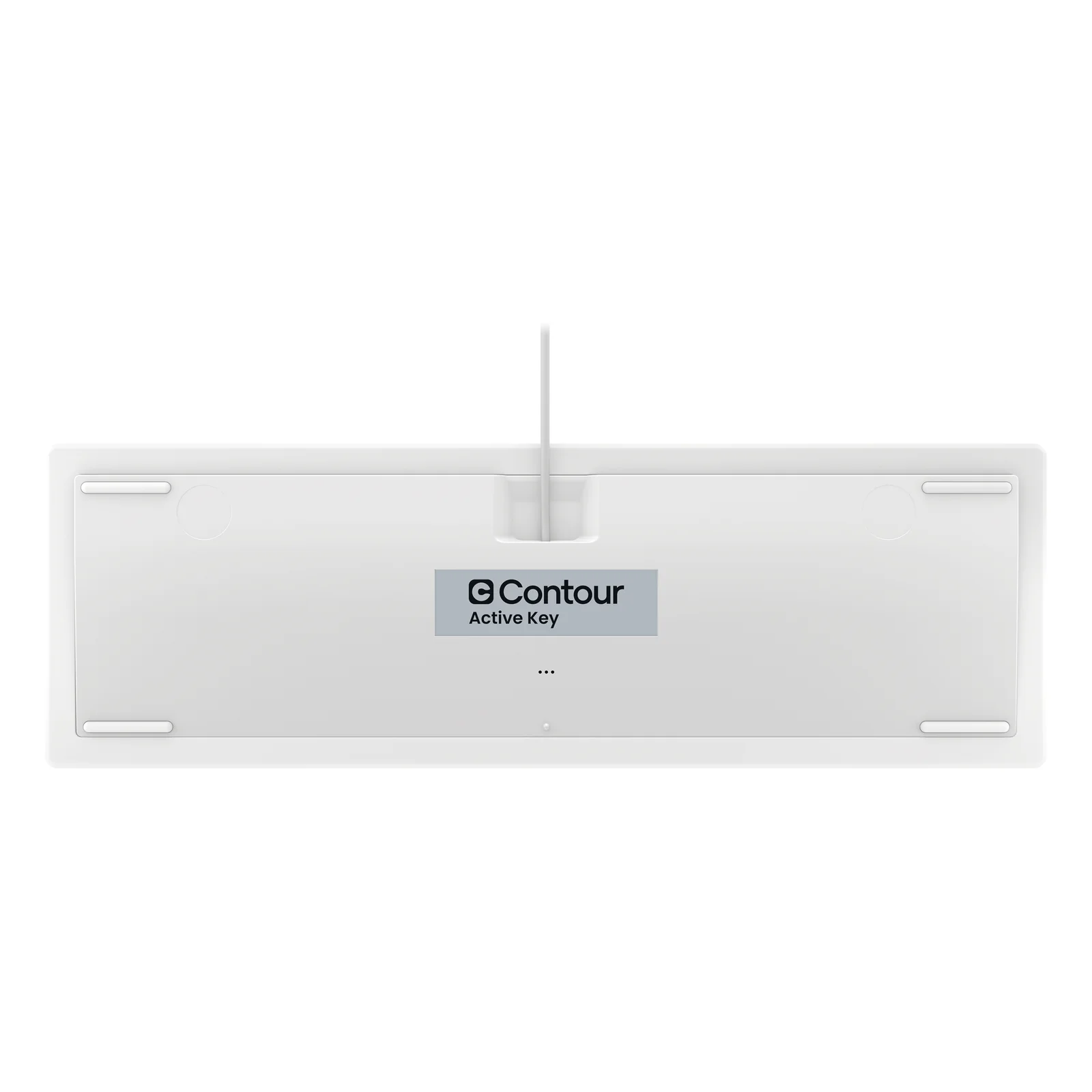 Contour Design Active Key AK-C8112 clavier Médical USB QWERTY Espagnole Blanc