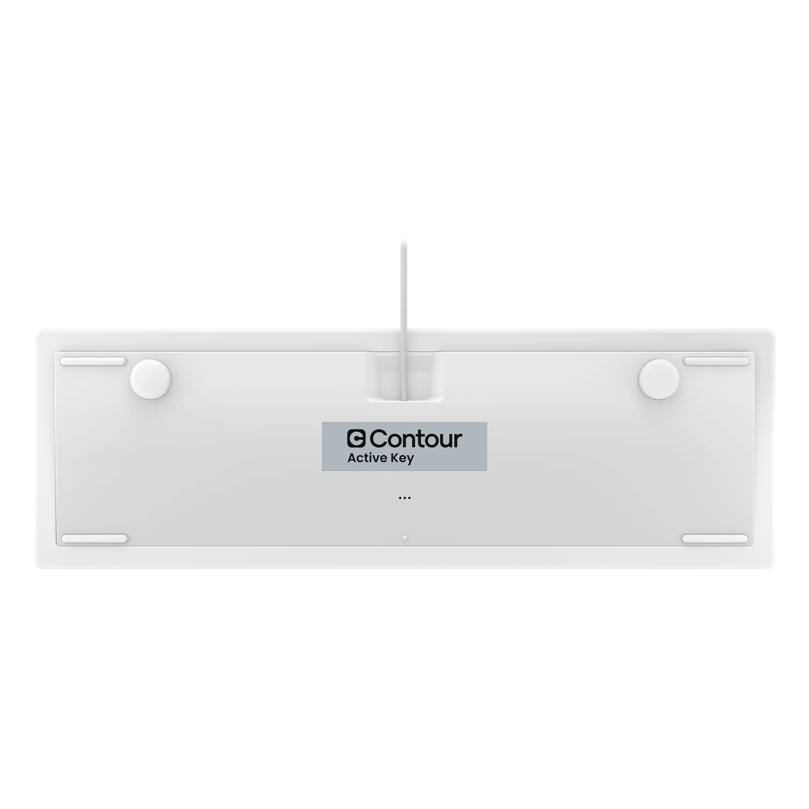 Contour Design Active Key AK-C8112 clavier Médical USB QWERTY Espagnole Blanc