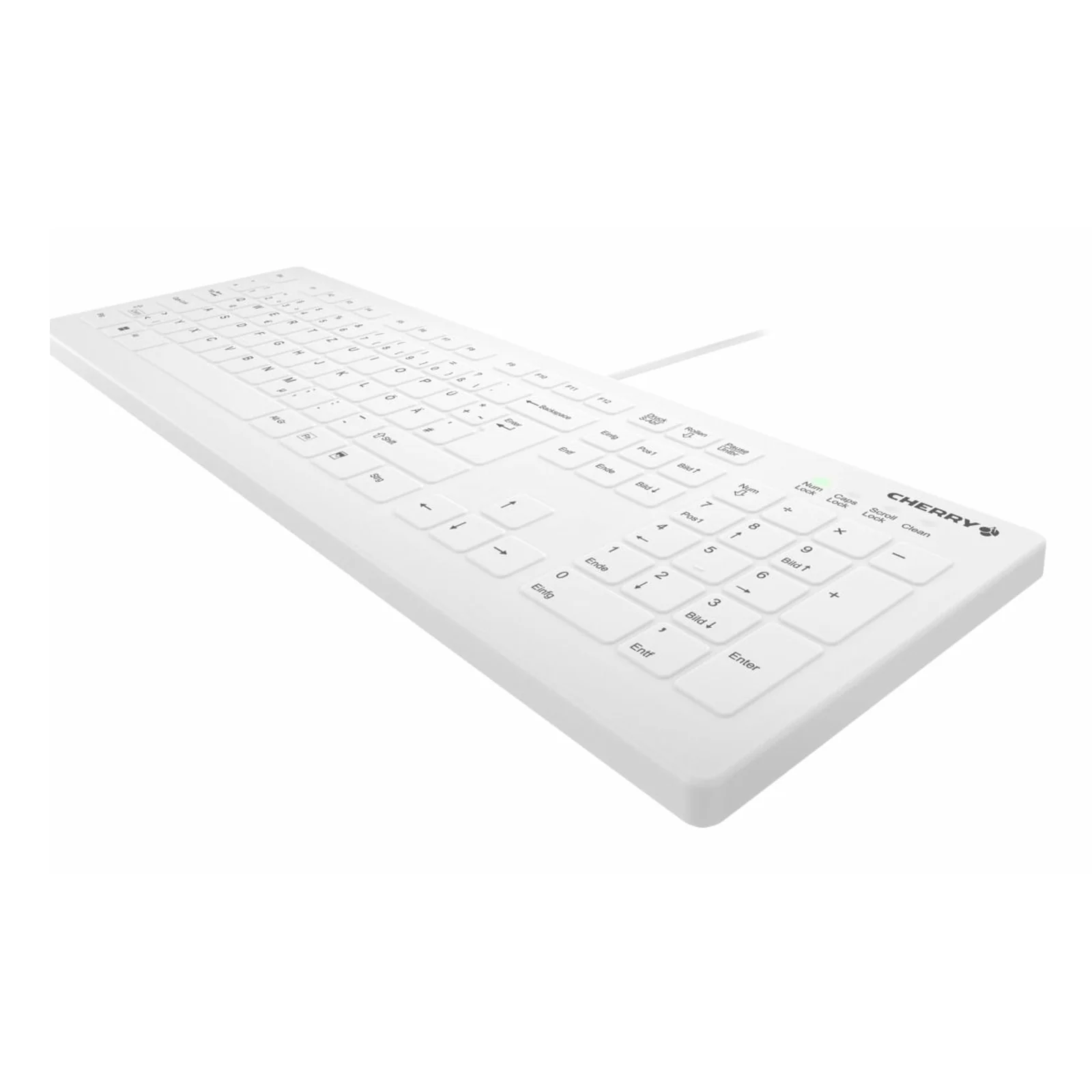 Contour Design Active Key AK-C8112 clavier Médical USB QWERTY Français Blanc