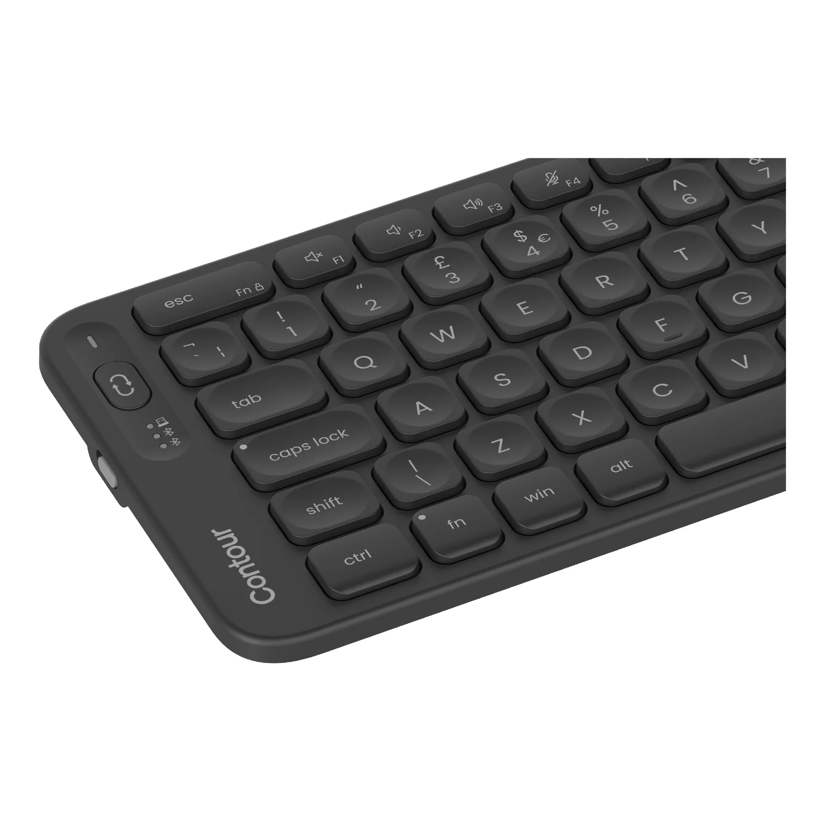 Contour Design Balance clavier Bureau RF sans fil + Bluetooth QWERTY Anglais américain Noir