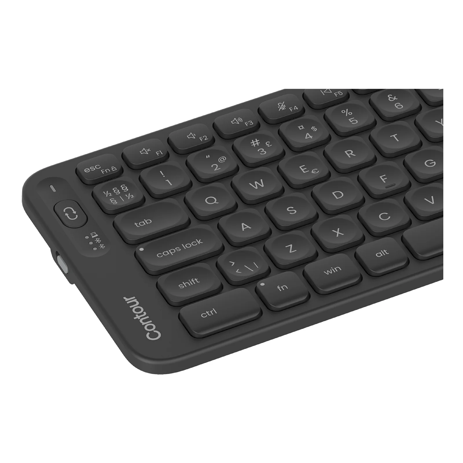 Contour Design Balance clavier Bureau RF sans fil + Bluetooth QWERTY Nordique Noir