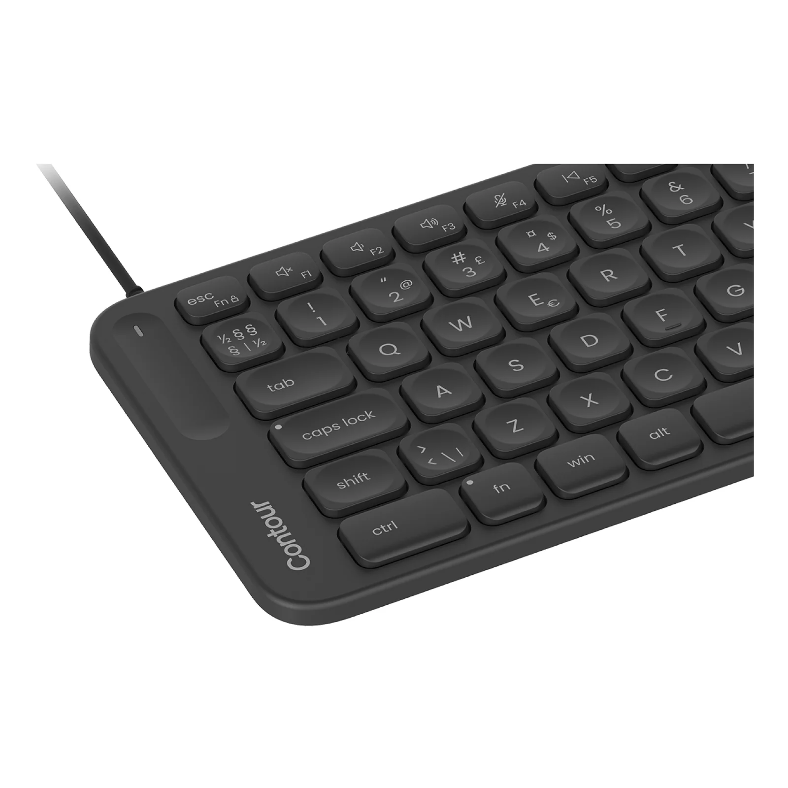 Contour Design Balance clavier Bureau USB QWERTY Nordique Noir