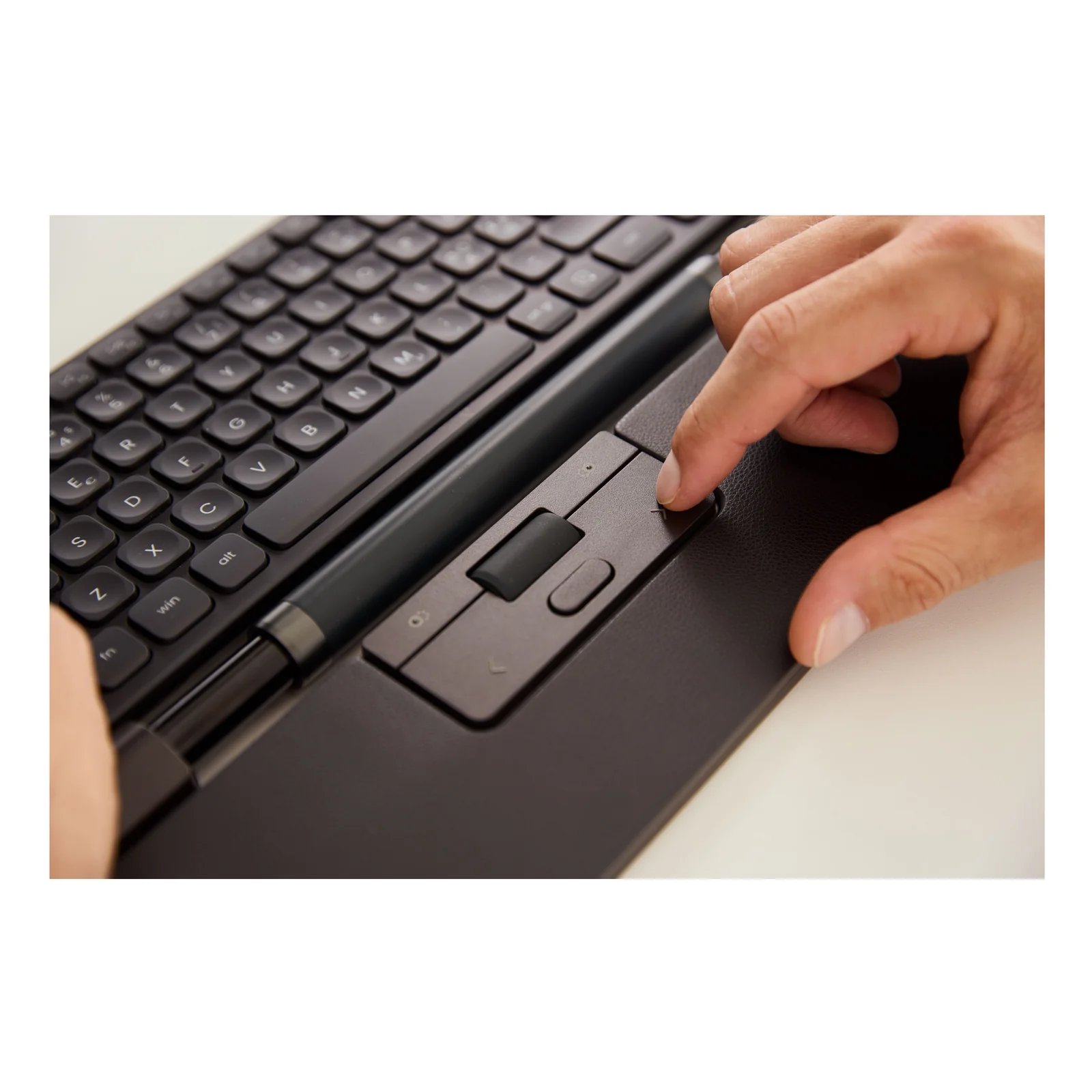 Contour Design RollerMouse Pro Repose-poignets en cuir végan Slim Filaire