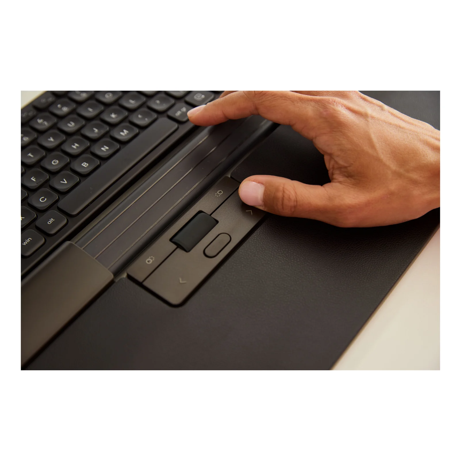 Contour Design SliderMouse Pro repose-poignets Extended en cuir végan filaire