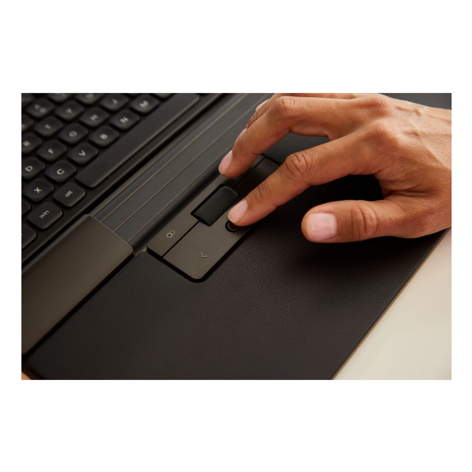 Contour Design SliderMouse Pro repose-poignets Extended en cuir végan filaire
