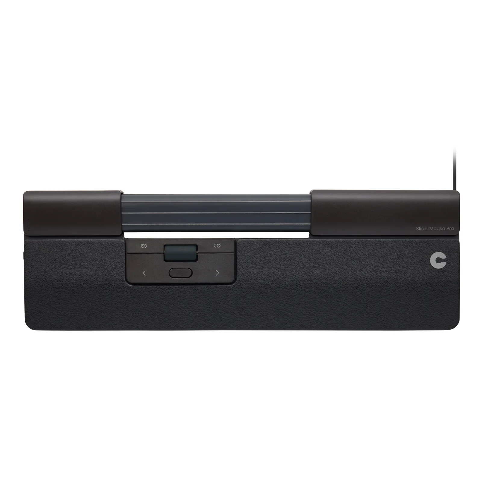 Design SliderMouse Pro Slim Repose-poignet en cuir végan Filaire