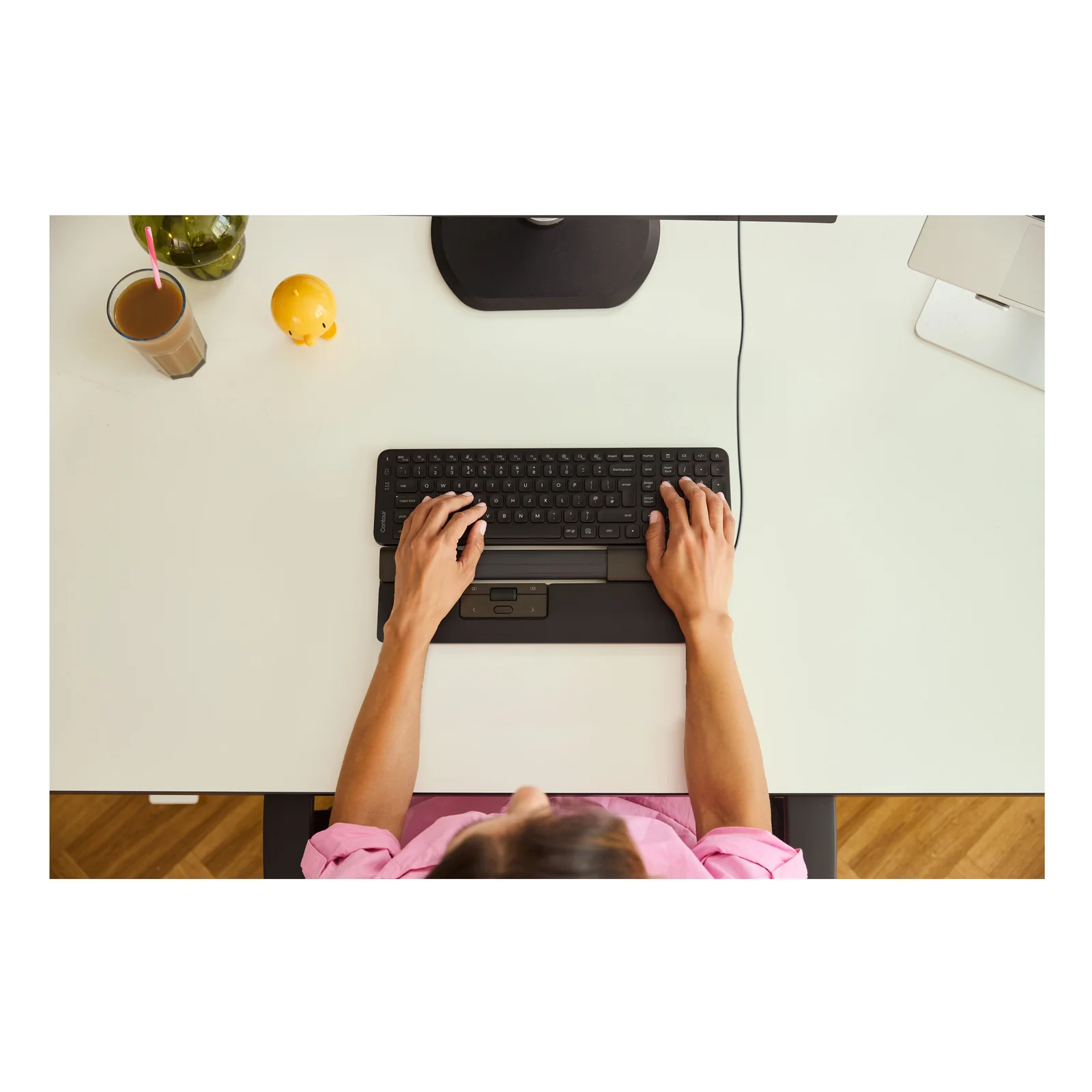 Contour Design SliderMouse Pro Slim Repose-poignet en cuir végan Filaire