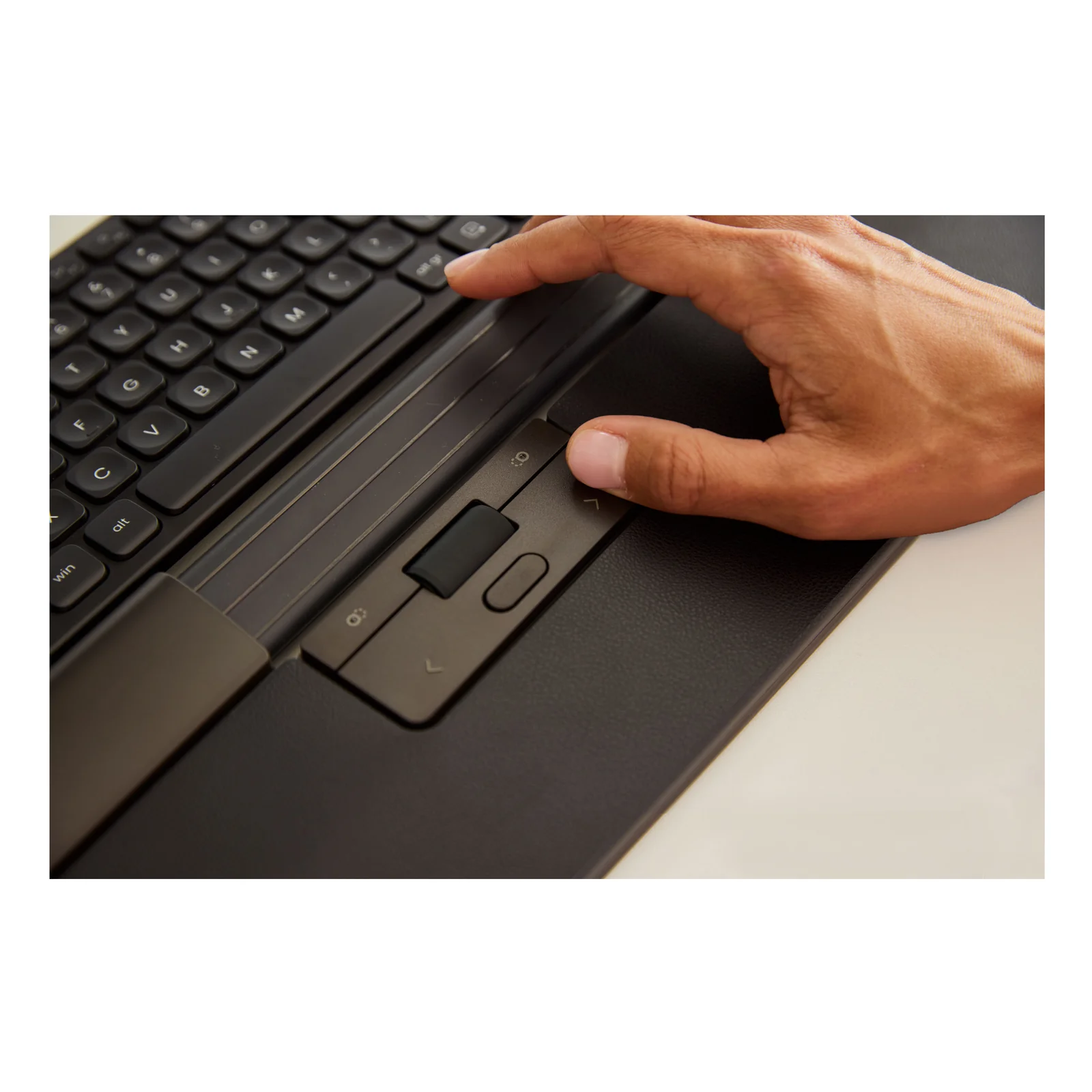 Contour Design SliderMouse Pro Slim Repose-poignet en cuir végan Filaire