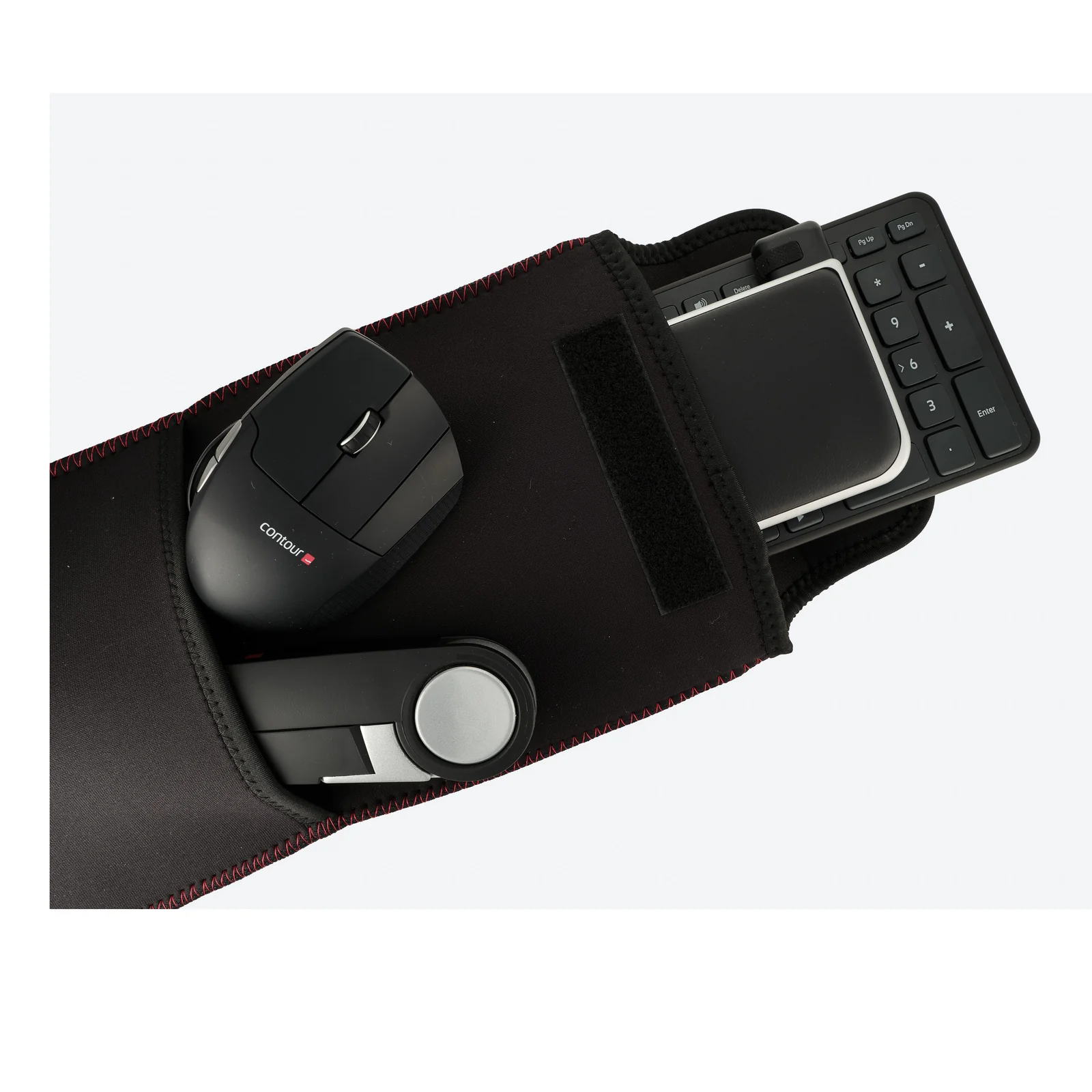 Contour Design Universal Sleeve with removable shoulder strap for RollerMouse