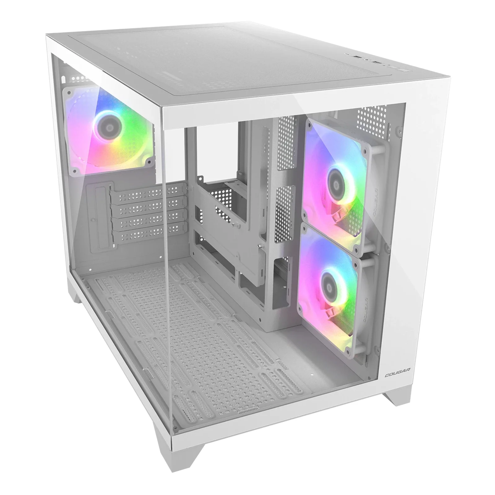 COUGAR CGR-2QA6W-RGB Mini Tower Blanc