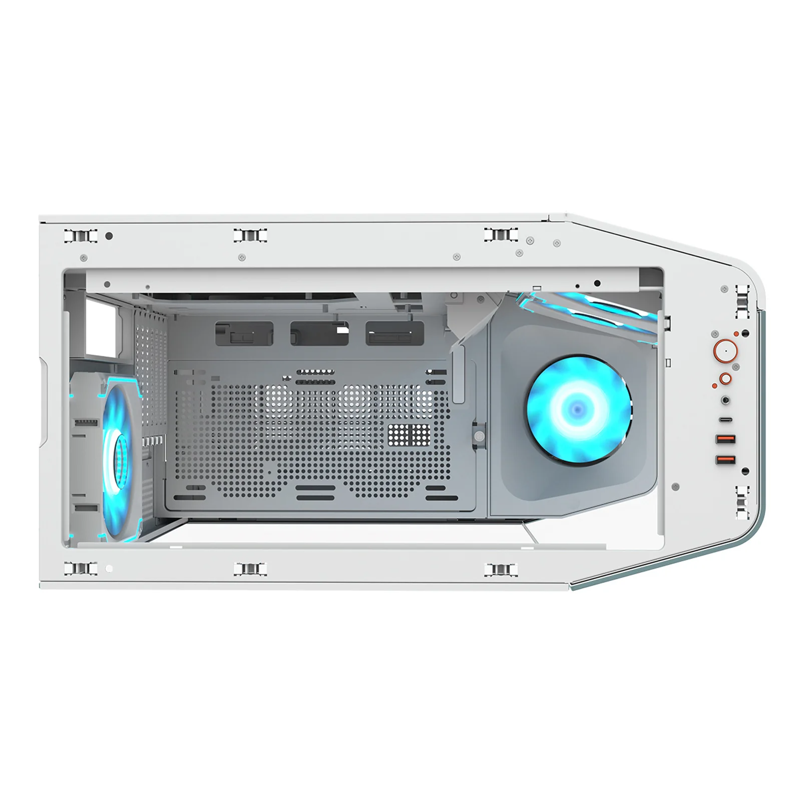 COUGAR CGR-58M6W-RGB Midi Tower Blanc