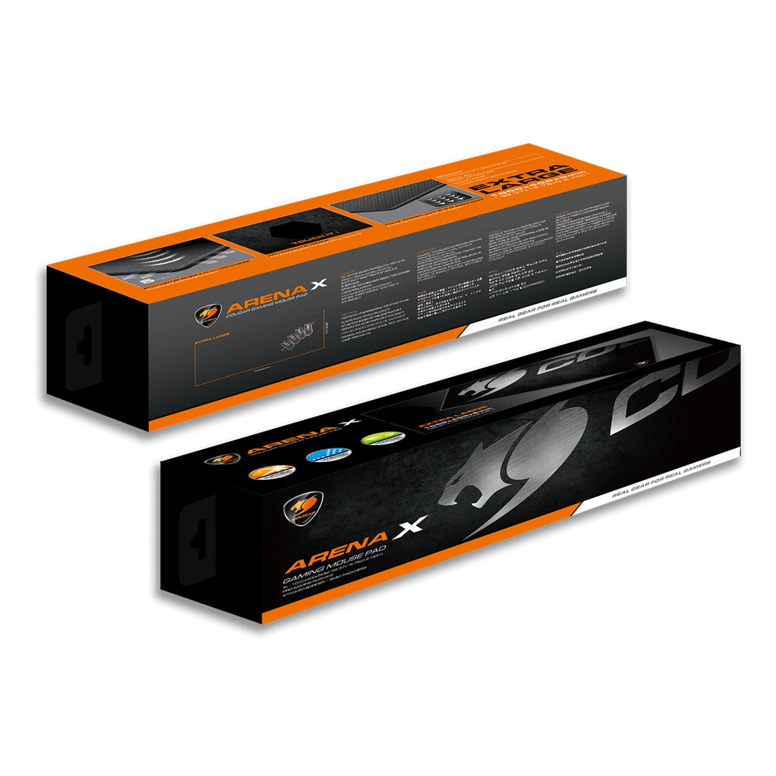COUGAR CGR-ARENA-X Tapis de souris de jeu Noir