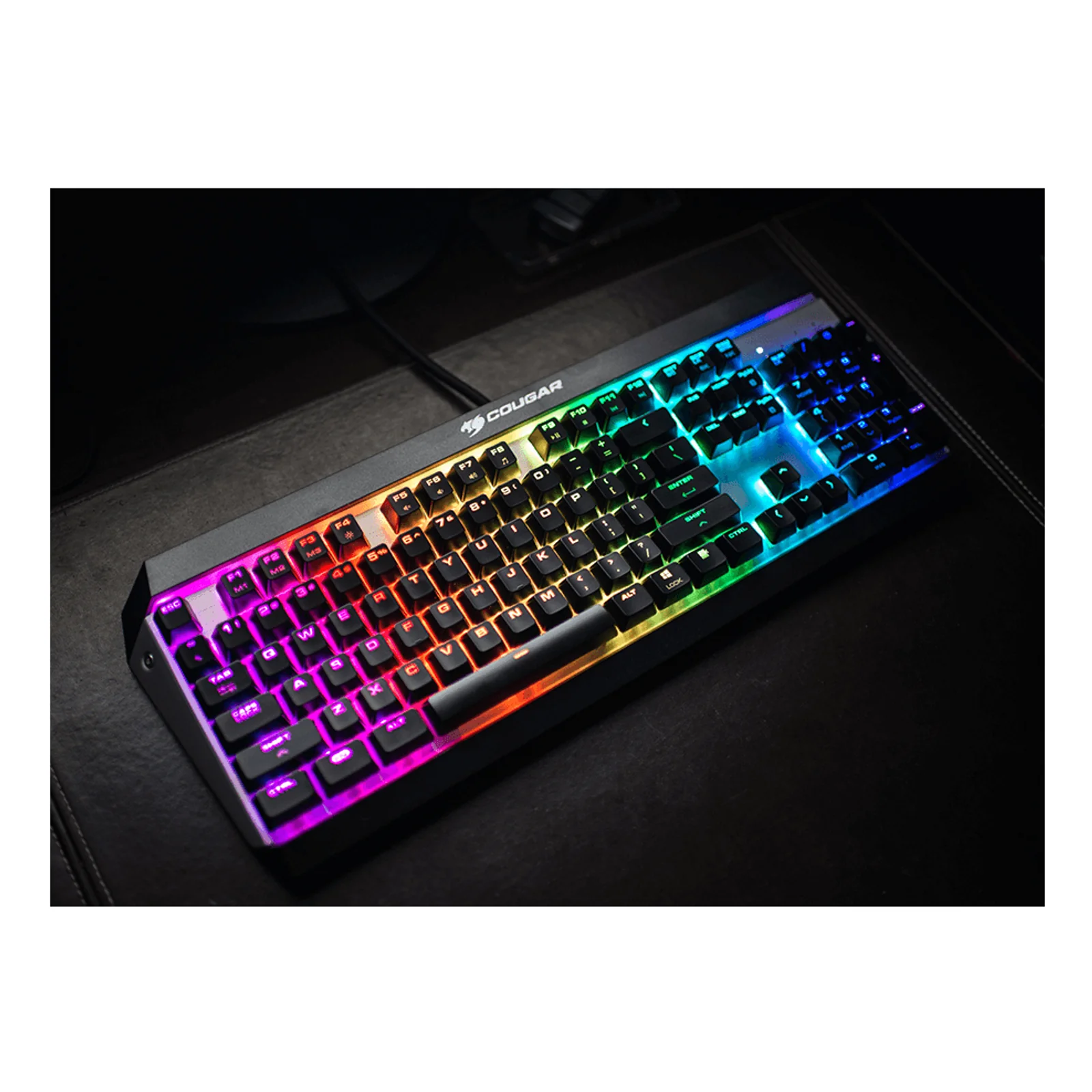 COUGAR CGR-Attack-X3-RGB clavier Gaming USB QWERTY Anglais Noir