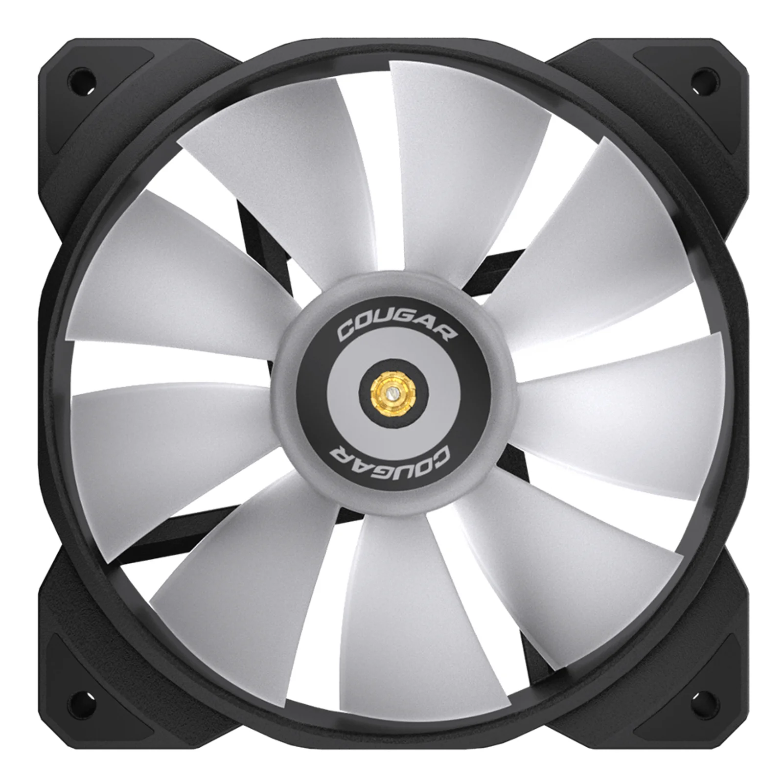 COUGAR CGR-CF-MHP12HB-RGB Boitier PC Refroidisseur d'air 12 cm Noir, Blanc 1 pièce(s)