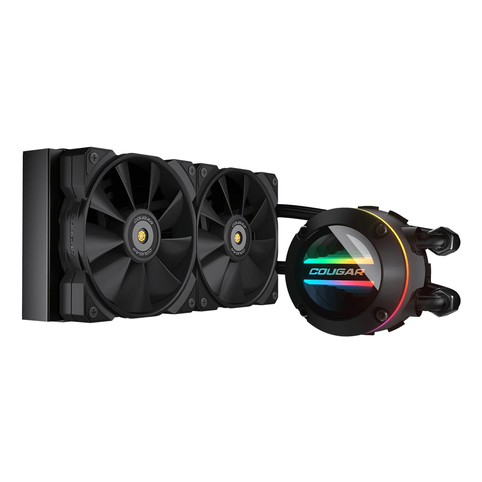 COUGAR CGR-POSEIDONGT240 Boitier PC Refroidisseur de liquide tout-en-un 12 cm Noir 1 pièce(s)
