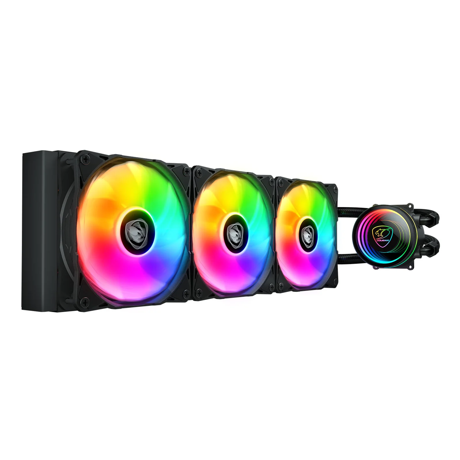 COUGAR CGR-PSDELRGB-B-360 Processeur Refroidisseur de liquide tout-en-un 12 cm Noir