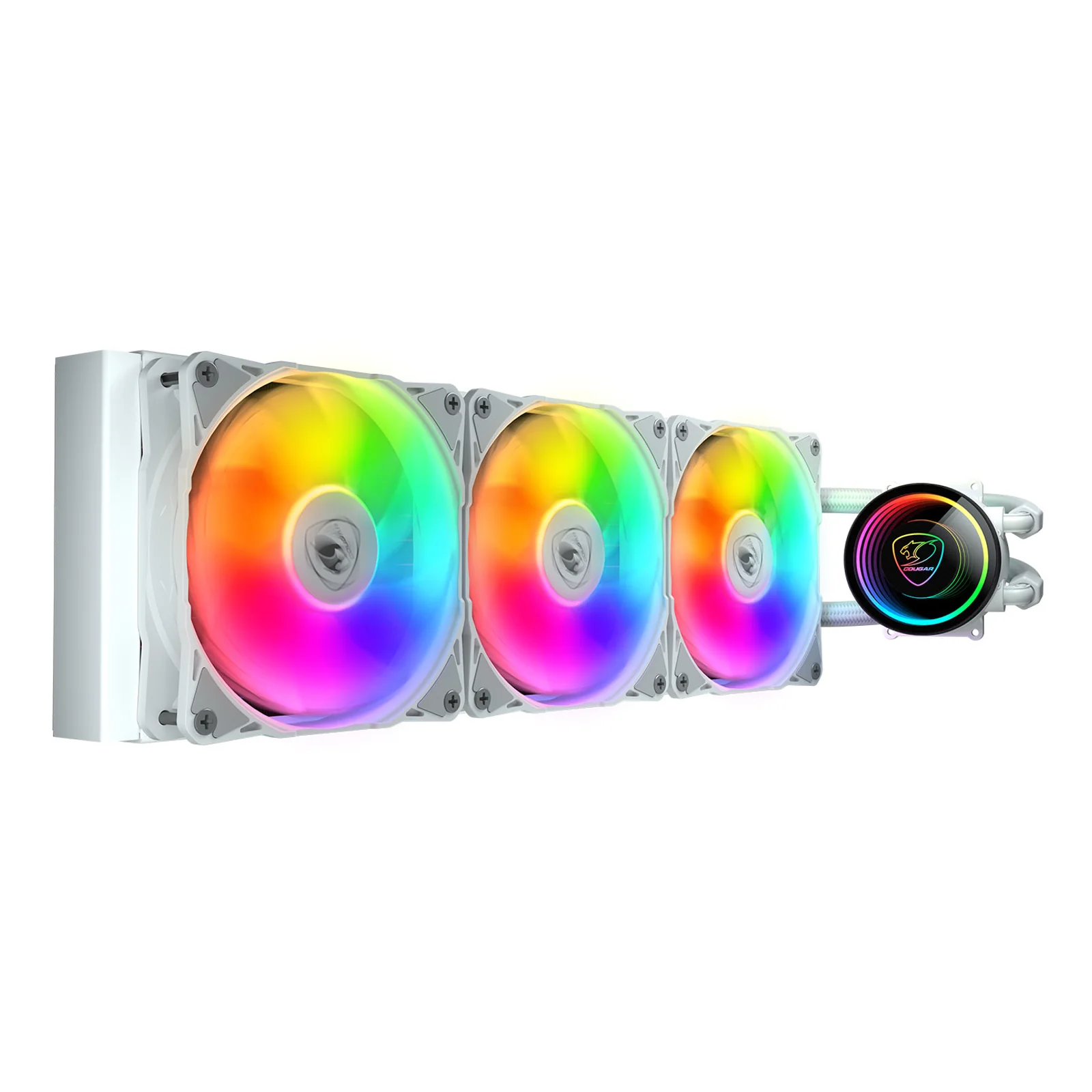 COUGAR CGR-PSDELRGB-W-360 Processeur Refroidisseur de liquide tout-en-un 12 cm Blanc