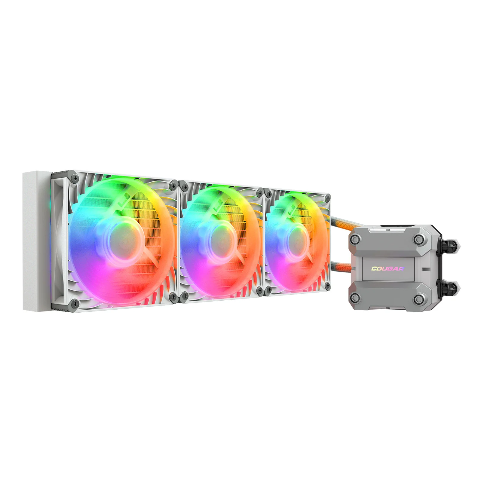 COUGAR CGR-PSDUTRGB-W-360 Processeur Refroidisseur de liquide tout-en-un 12 cm Blanc 1 pièce(s)