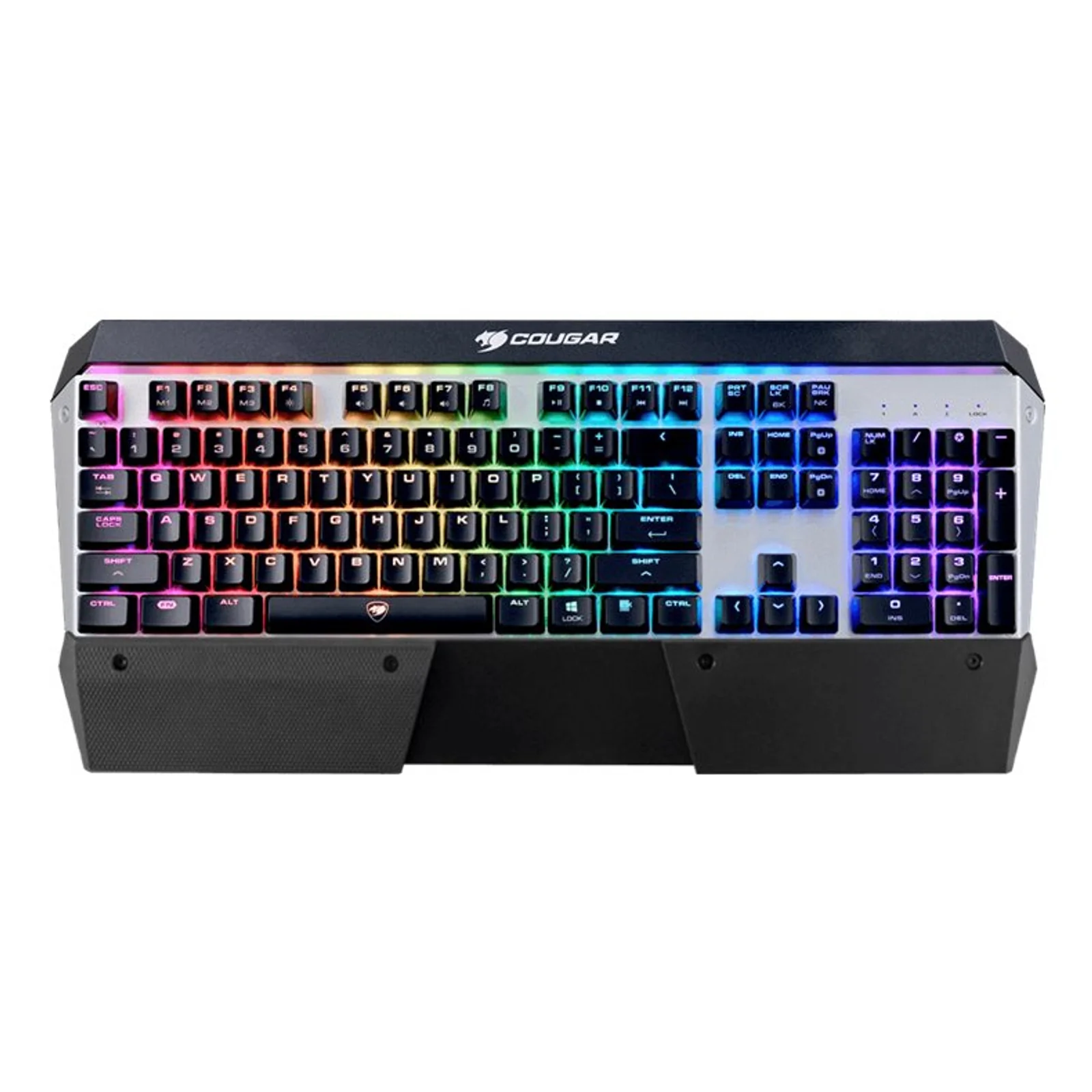 CGR-WM1MB-ATR clavier Gaming USB QWERTY Anglais Aluminium, Noir