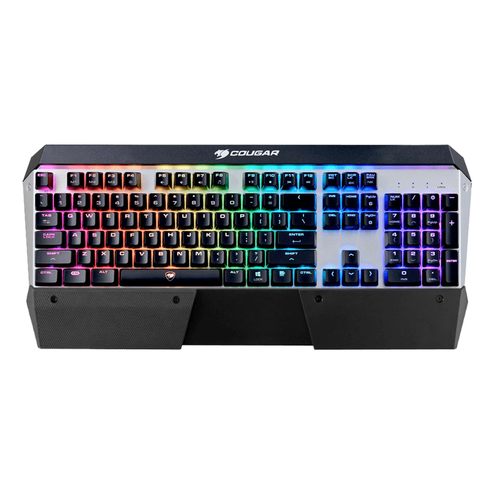 CGR-WM4MB-ATR clavier Gaming USB QWERTZ Allemand Noir, Argent