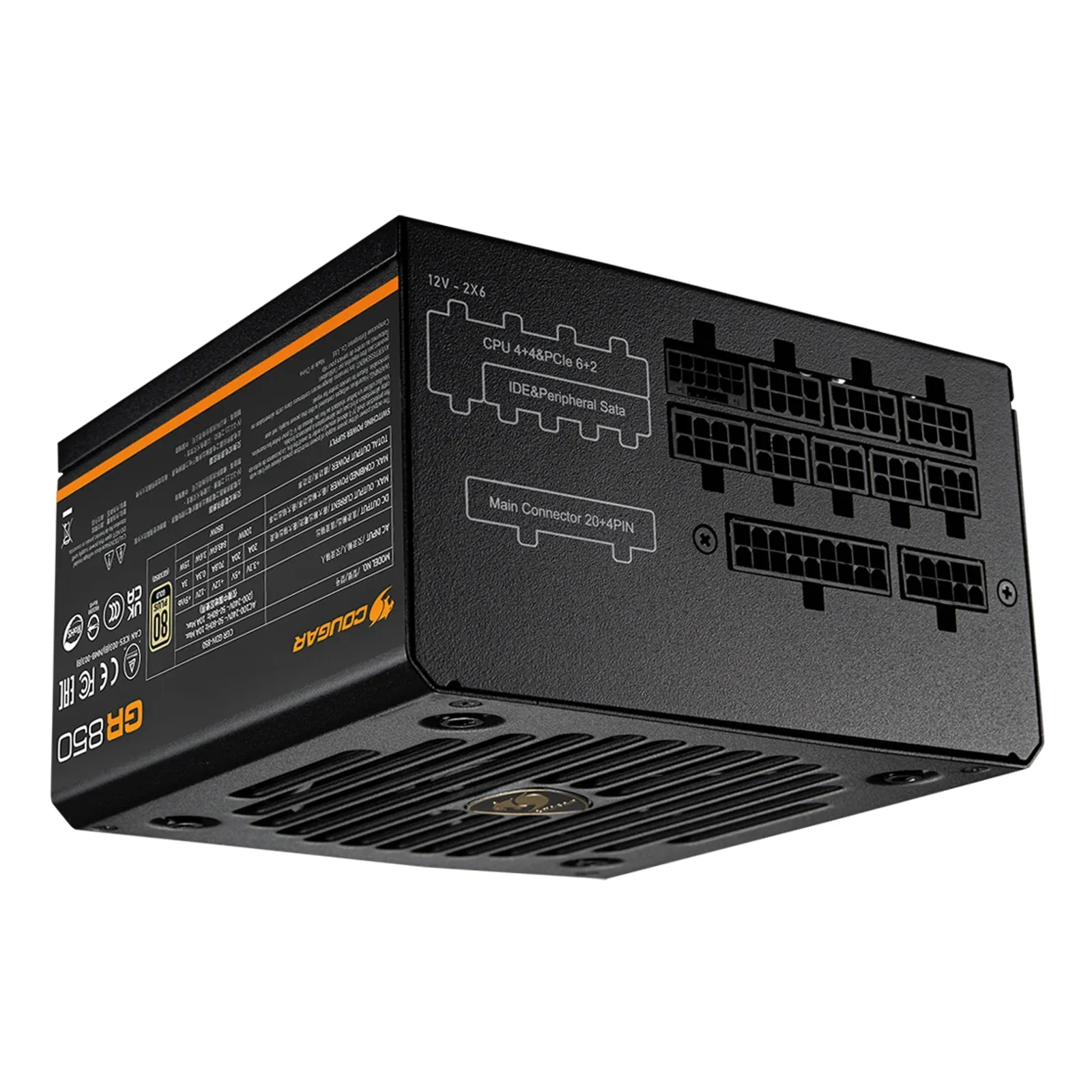COUGAR CGRGDN-850 unité d'alimentation d'énergie 850 W 20+4 pin ATX ATX Noir