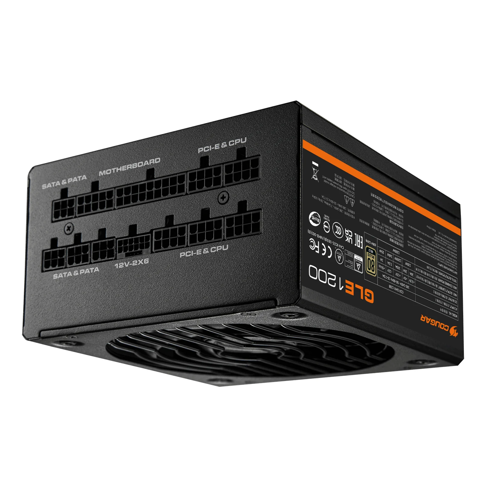 COUGAR CGRGLE-1200 unité d'alimentation d'énergie 1200 W 20+4 pin ATX ATX Noir