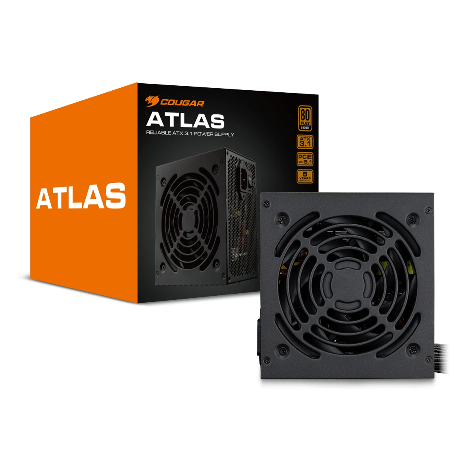 COUGAR CGRVG-750 unité d'alimentation d'énergie 750 W 24-pin ATX ATX Noir