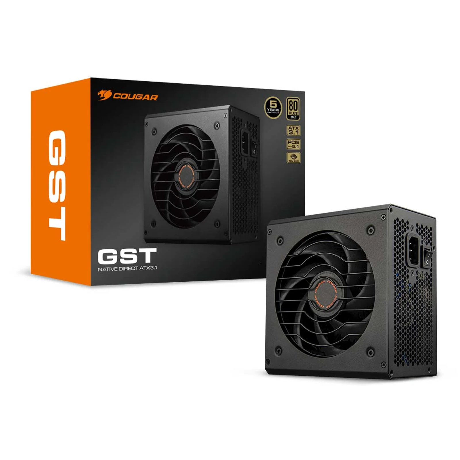 COUGAR GST850 unité d'alimentation d'énergie 850 W 20+4 pin ATX ATX Noir