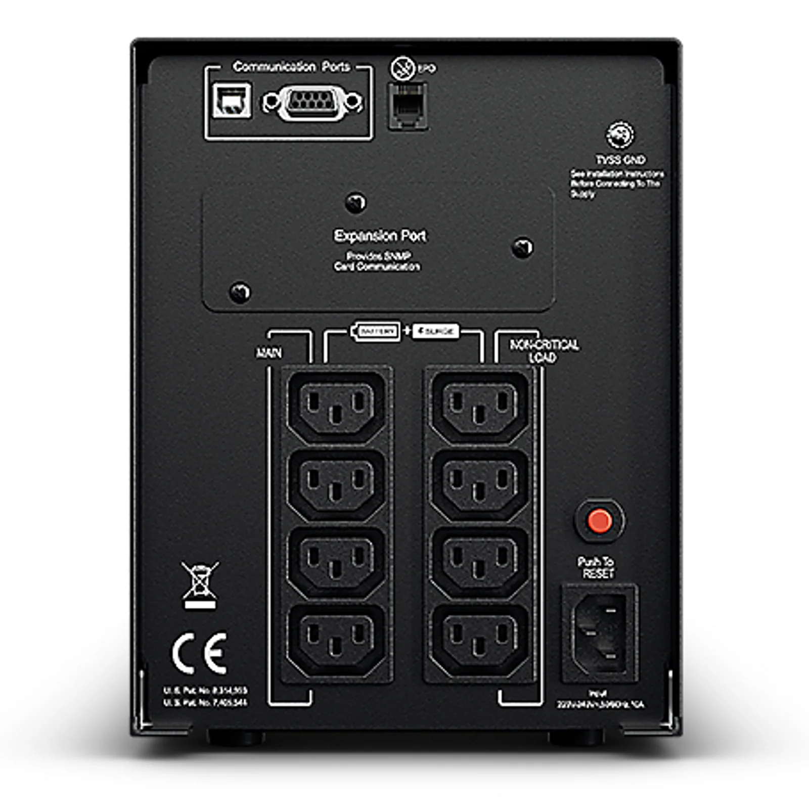 CyberPower PR1000ELCD alimentation d'énergie non interruptible Interactivité de ligne 1 kVA 900 W 8 sortie(s) CA